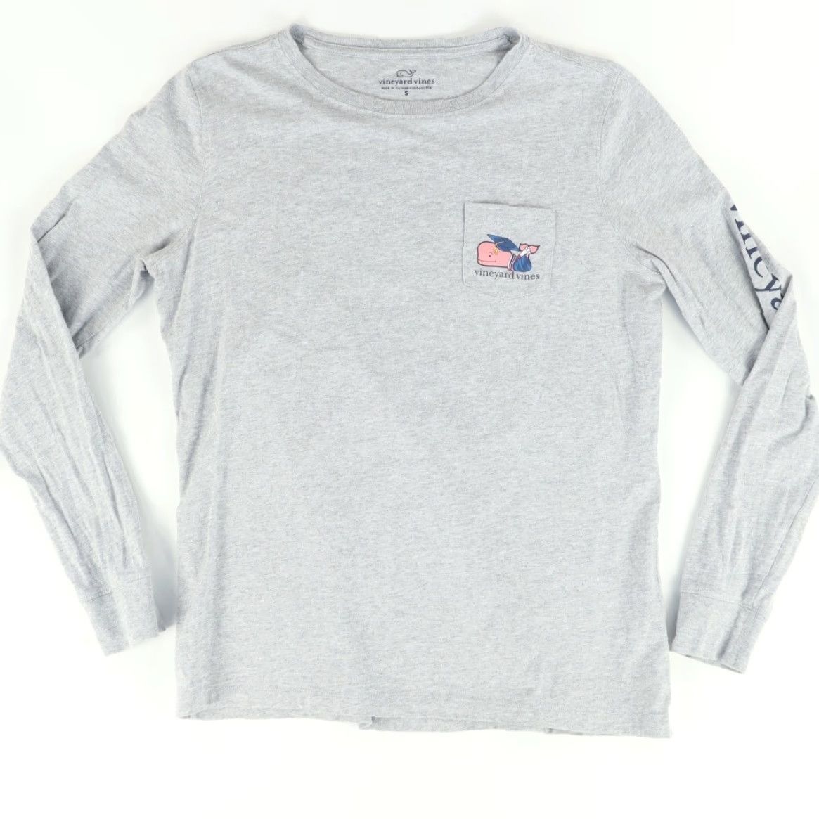 Vineyard Vines Vineyard Vines Long Sleeve Class of 2019 Solid T-Shirt Gray Women's S Size S / US 4 / IT 40 - 3 Thumbnail