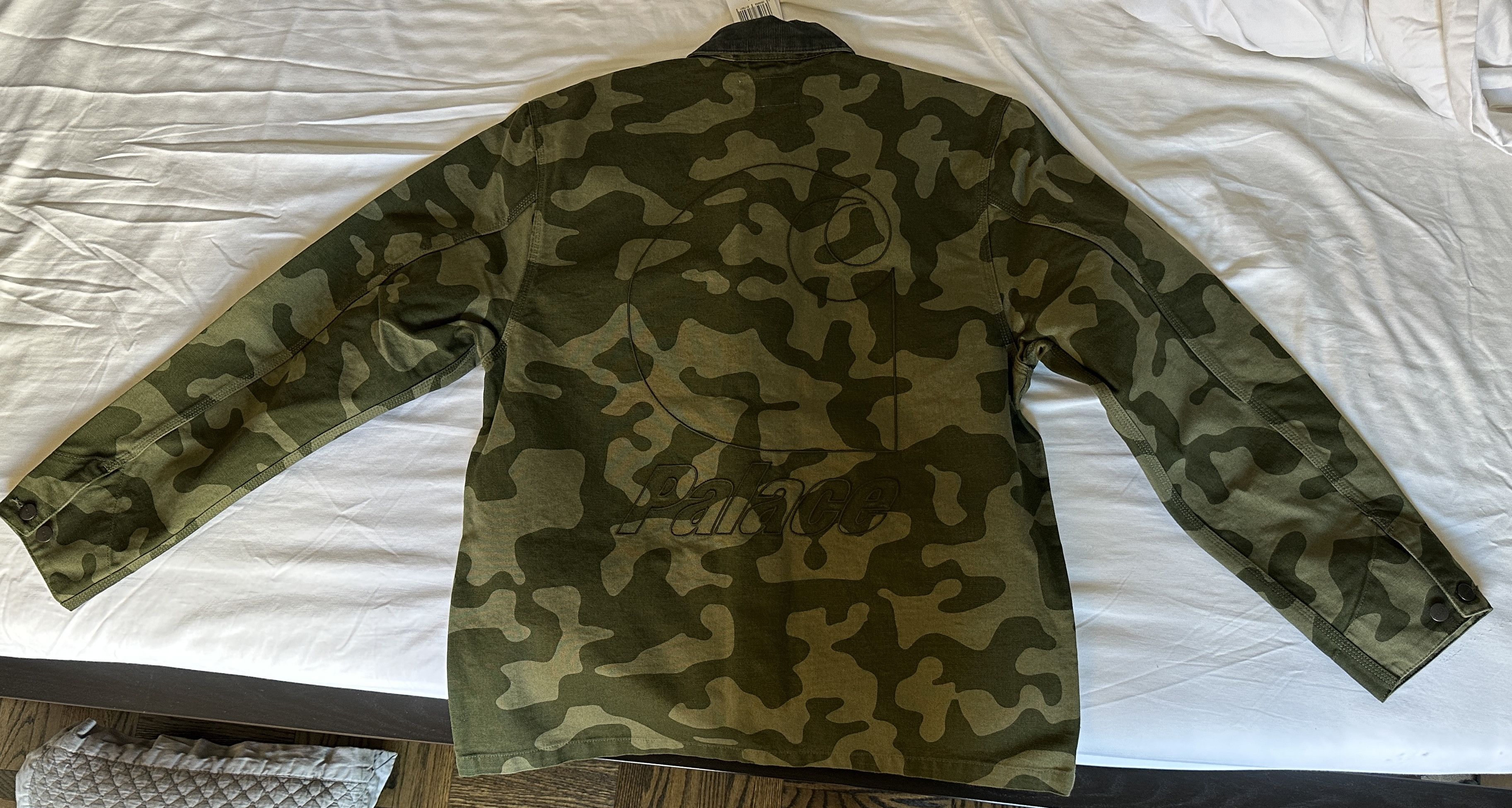 Palace PALACE CARHARTT WIP MICHIGAN COAT DOLLAR GREEN CAMO | Grailed