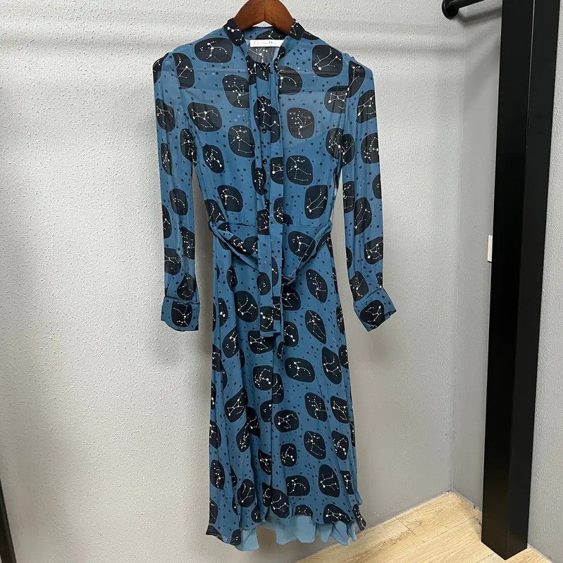 Dior Dior Colorful Silk Dress for Women 0089 Size S / US 4 / IT 40 - 1 Thumbnail