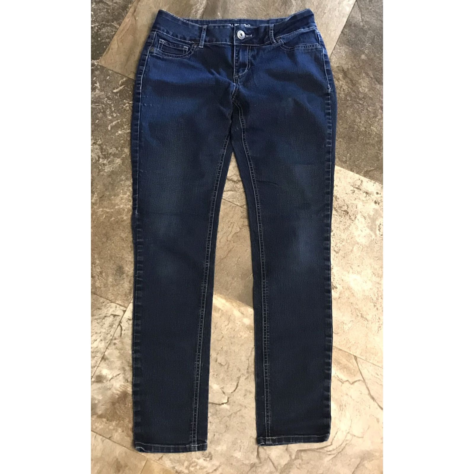 Vintage 8 inch rise Jeans Mens Maurices M Size Blue Denim Stretch Size 32" / US 10 / IT 46 - 3 Thumbnail