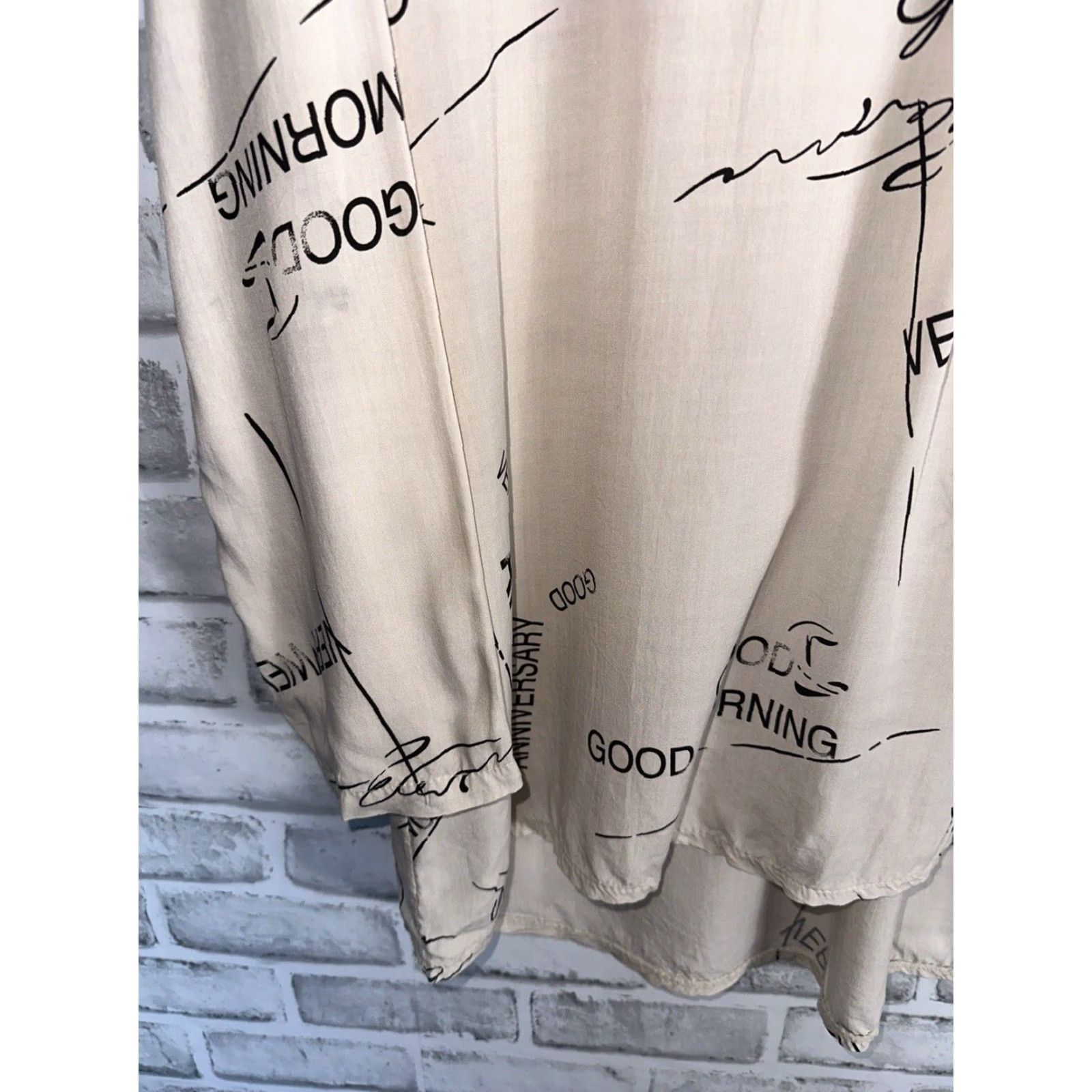 Vintage VINTAGE Pure Venice by Eternelle Women's Blouse Pullover S Off Beige Italy Fashion Size S / US 4 / IT 40 - 4 Thumbnail