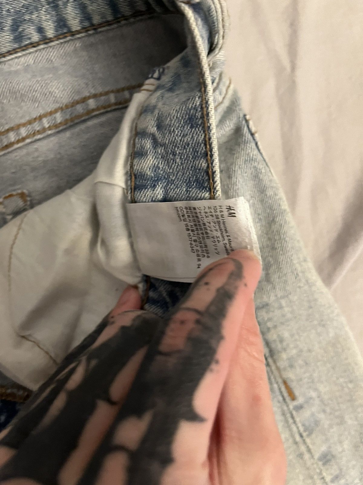 Other Light blue denim distressed Size US 30 / EU 46 - 4 Thumbnail