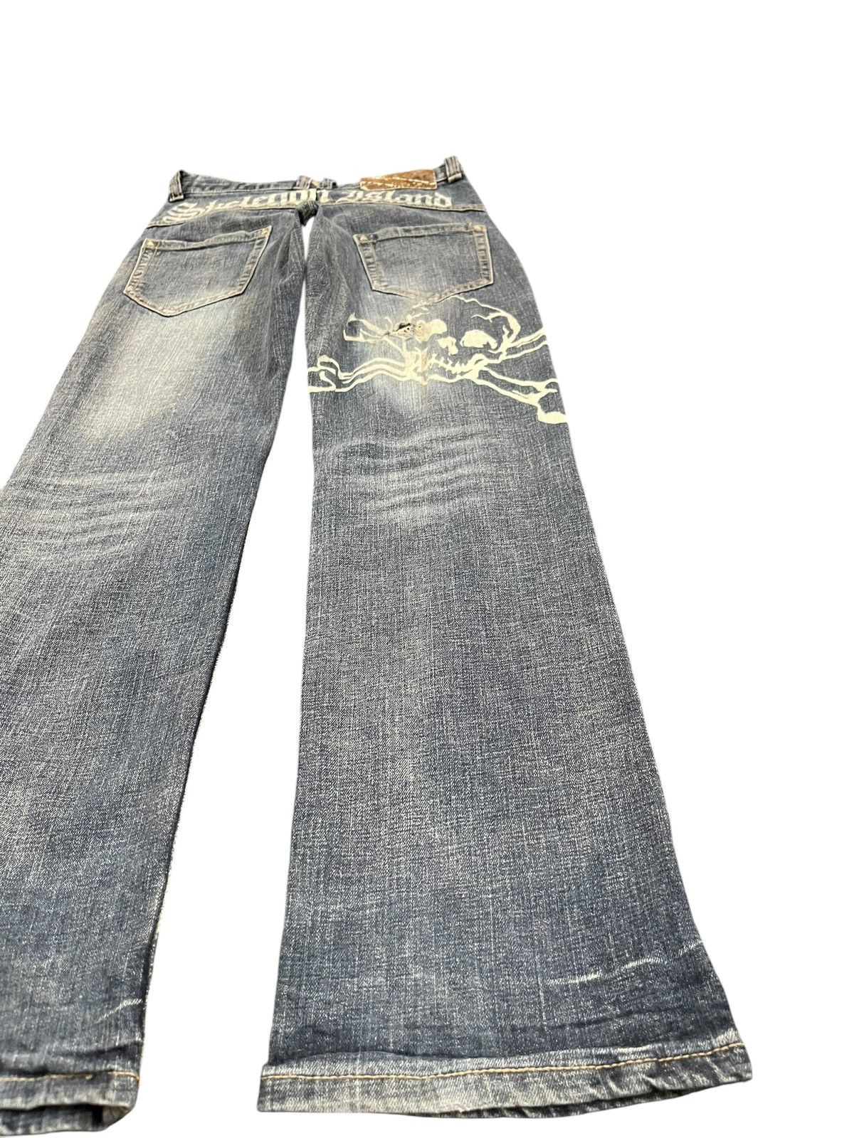 Japanese Brand × Seditionaries Vintage Japanese Brand Skeleton Island Seditionaries Dneim Size US 28 / EU 44 - 11 Thumbnail