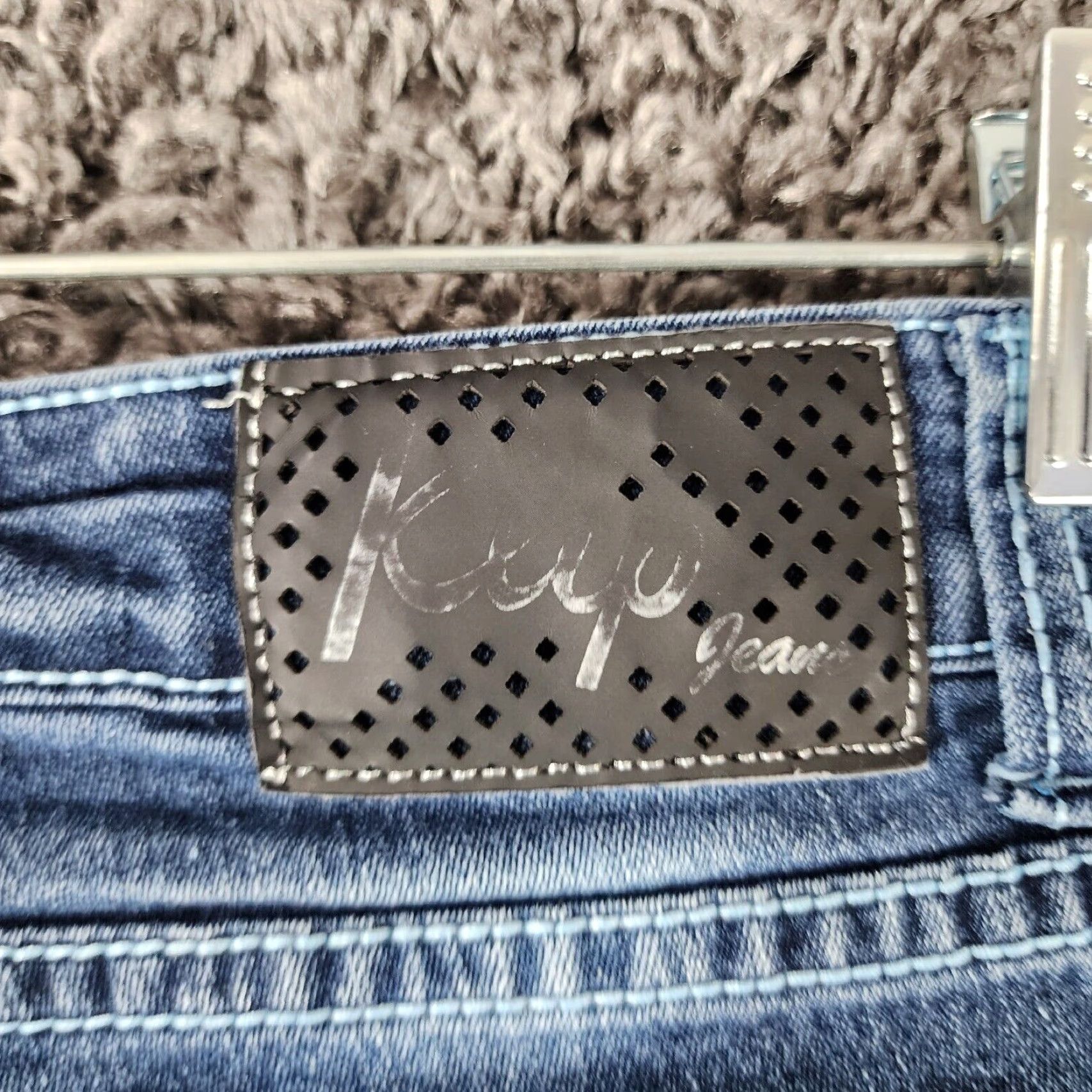 Vintage Klip Womens Bootcut Blue Jeans Size 7 Size 28" / US 6 / IT 42 - 8 Thumbnail