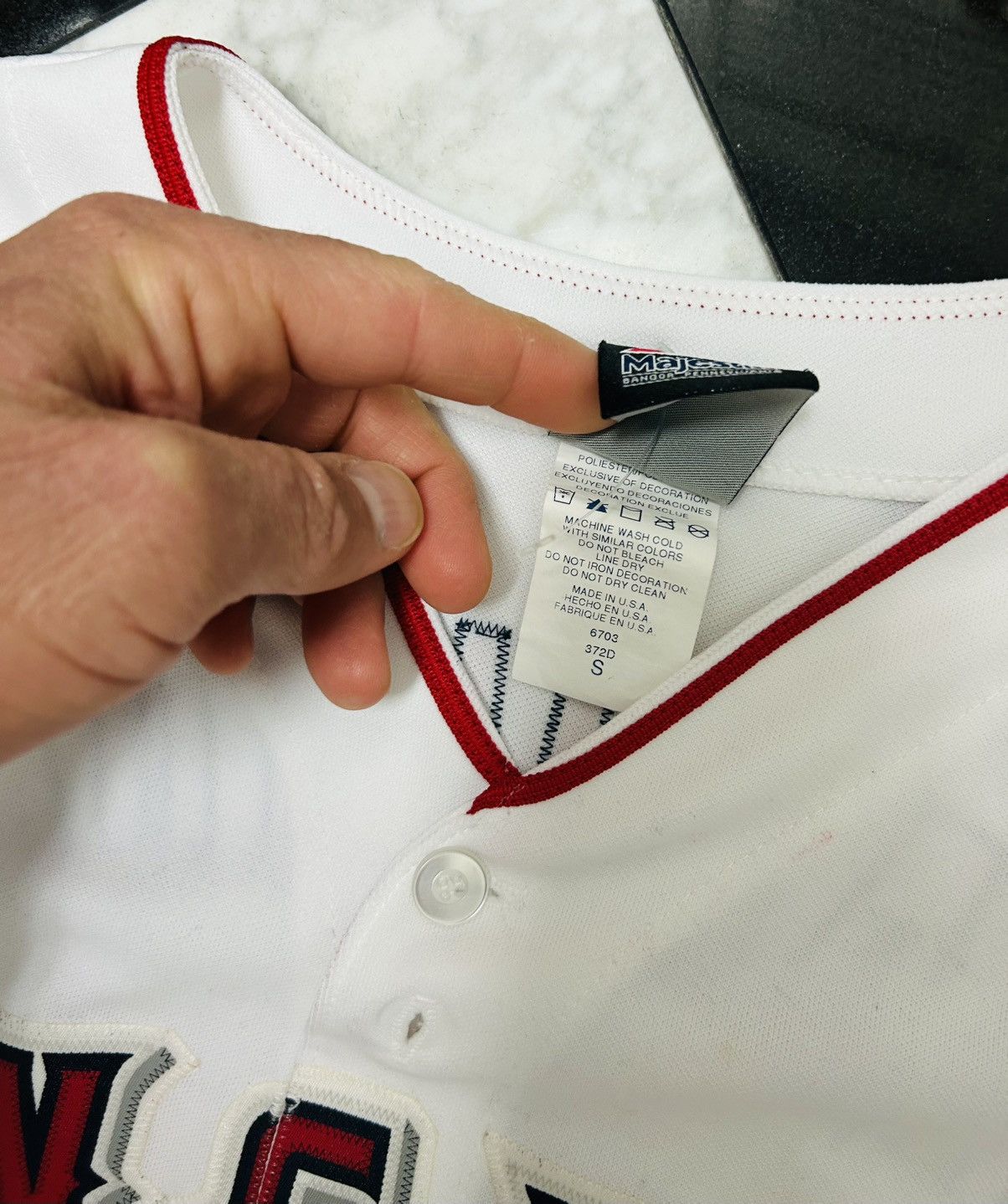 Majestic Angels Jersey Hamilton #32 Size S / US 4 / IT 40 - 3 Thumbnail