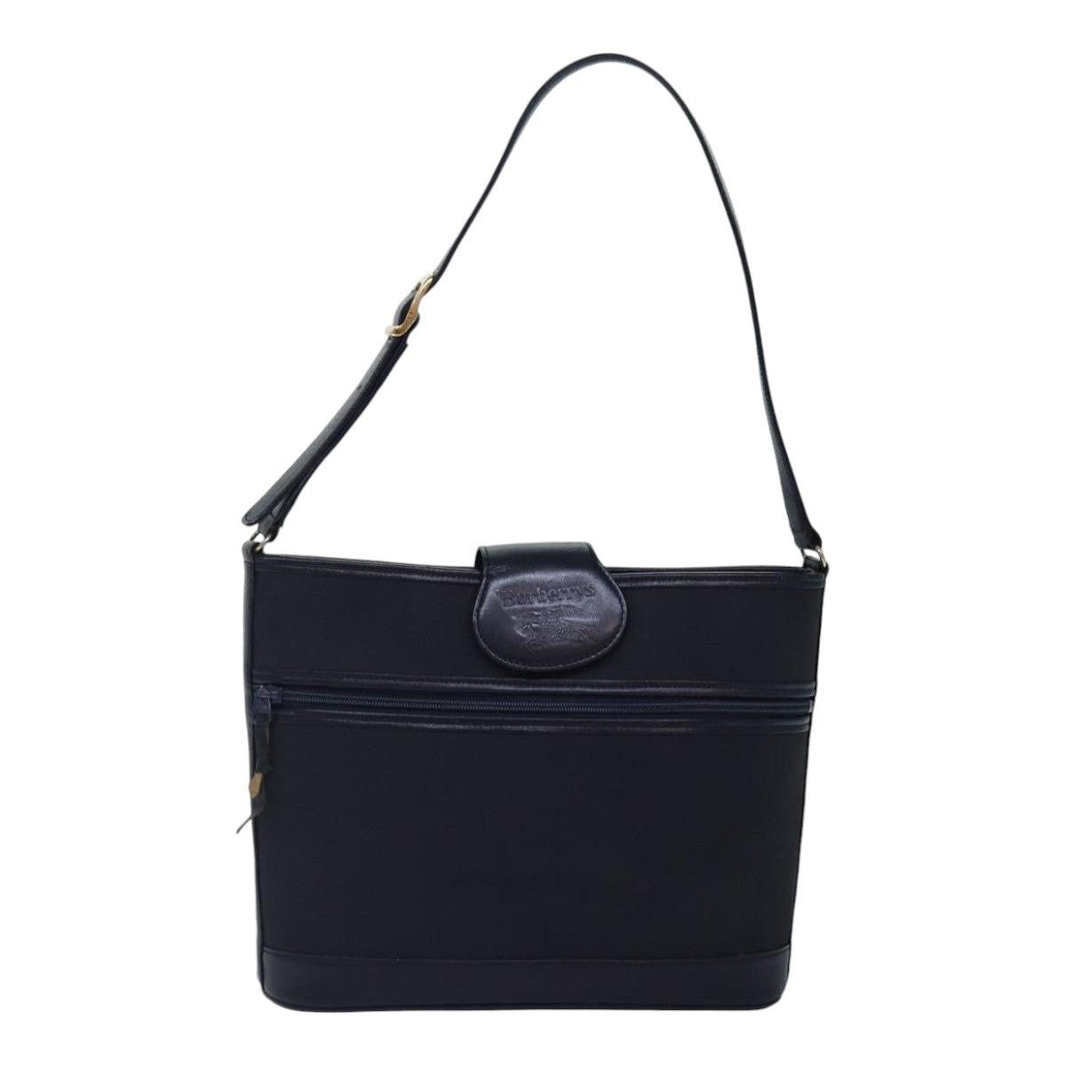 Burberry Burberry Shoulder Bag Nylon Leather Navy Gold Size ONE SIZE - 13 Thumbnail