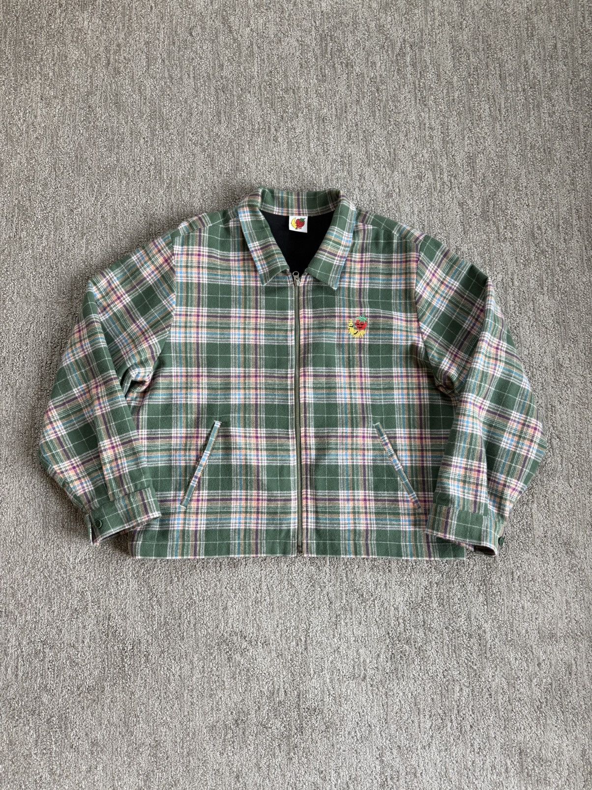 Skh High Farm Workwear Flannel Jacket sz L