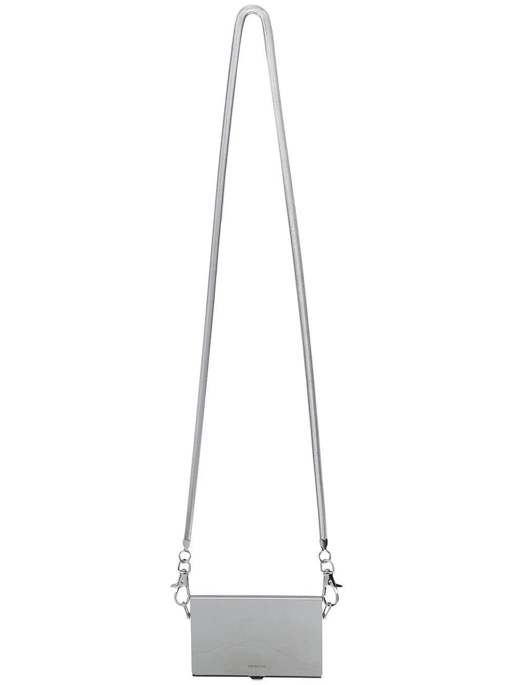 Peter Do o1tko10125 Size: OS / Metalic Card Case in Silver Size ONE SIZE - 1 Thumbnail