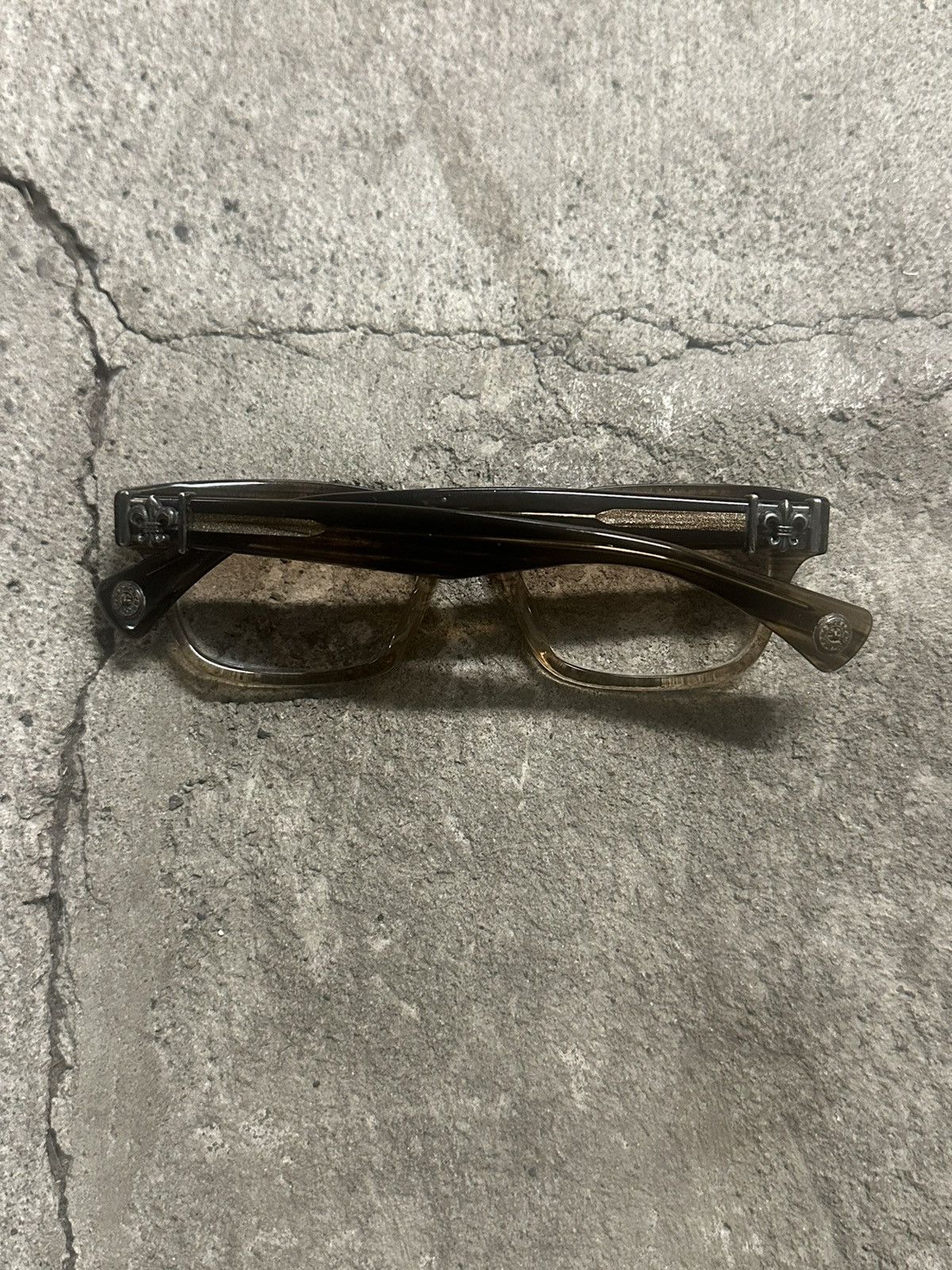 Chrome Hearts Chrome Hearts “Gittin Any? Brown/Clear Translucent Glasses Size ONE SIZE - 9 Thumbnail