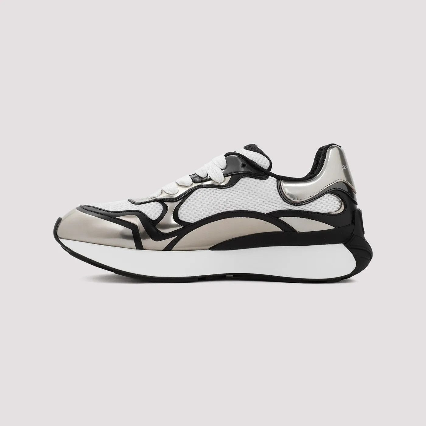 Alexander McQueen o1w1db10725 Sprint Runner in White/Multicolor Size US 8 / EU 41 - 2 Thumbnail