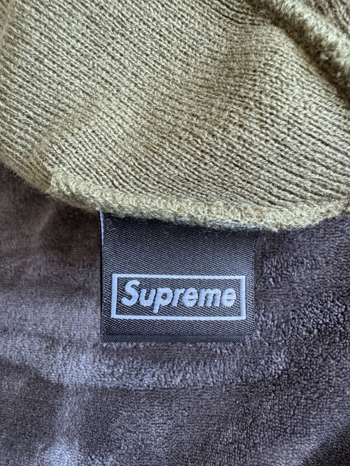 New Era × Supreme Supreme Cross Box Logo Beanie Size ONE SIZE - 3 Thumbnail