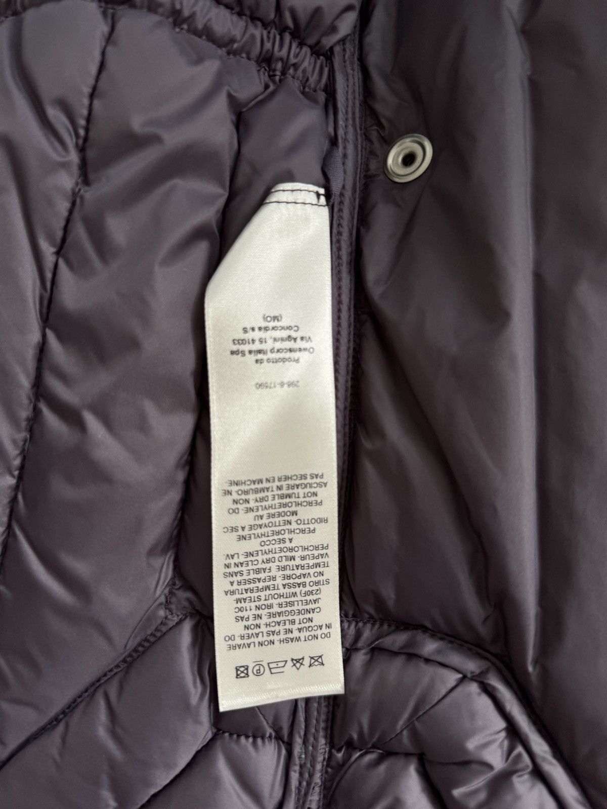Rick Owens RICK OWENS PADDED CARGO EGGPLANT VEST SIZE: 50/L Size US L / EU 52-54 / 3 - 6 Thumbnail