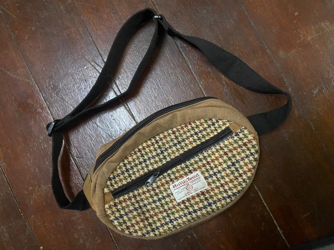 Designer × Harris Tweed Unisex🔥Harris tweed waist bag Size ONE SIZE - 5 Thumbnail