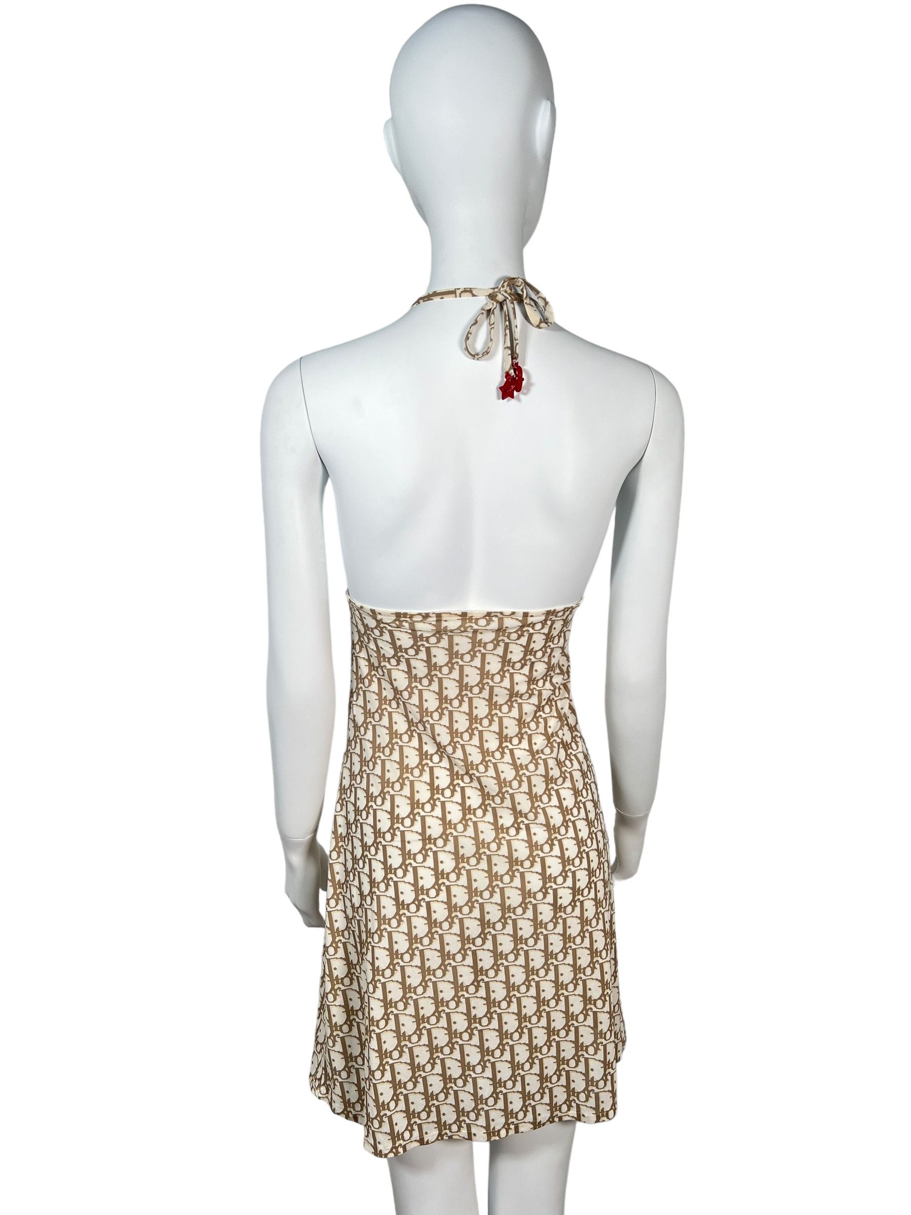 Dior Christian Dior by John Galliano 2005 Monogram Slip Dress Size XL / US 12-14 / IT 48-50 - 3 Thumbnail
