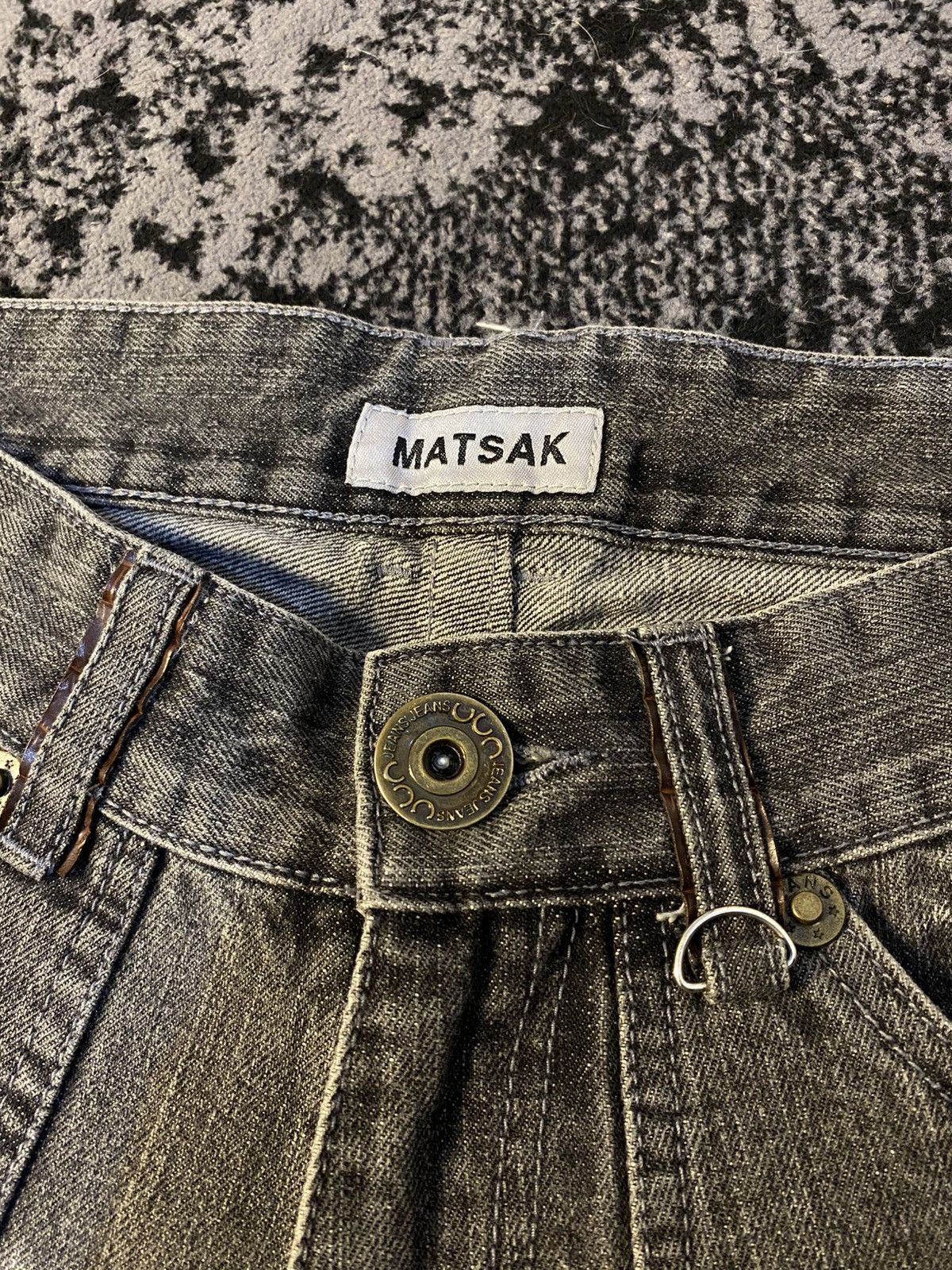 If Six Was Nine 2000s Obelisk Matsak Crocodile Jeans 🔥 Size US 31 - 4 Thumbnail