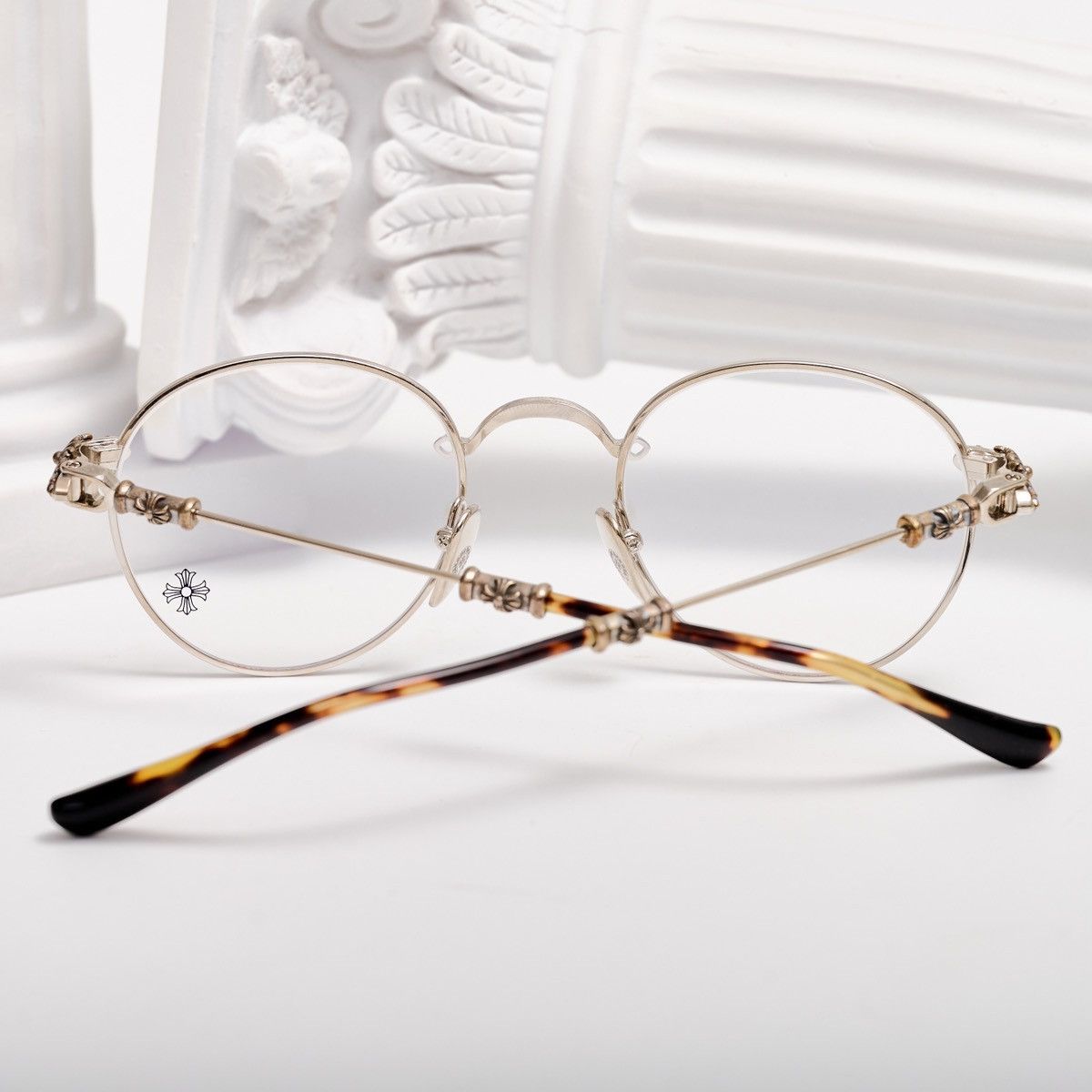 Chrome Hearts CHROME HEARTS BUBBA - A SHINY SILVER - PLASTIC GLASSES Size ONE SIZE - 7 Thumbnail
