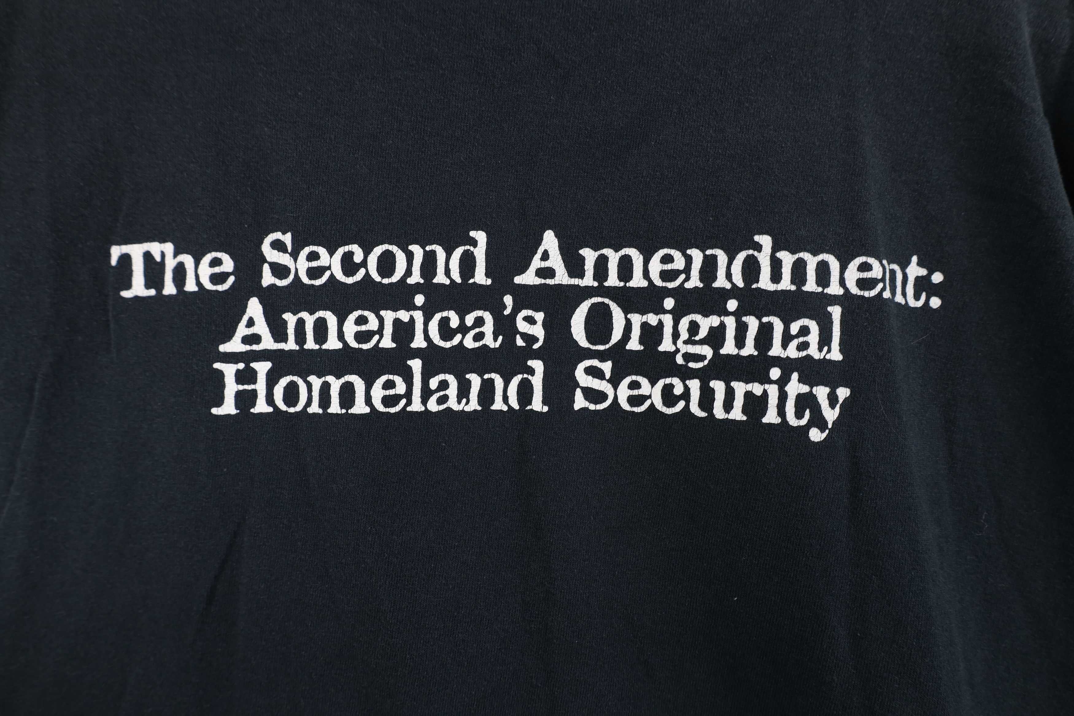 Vintage Vintage 90s Y2K Rifle Association Homeland Security T-Shirt Size US XL / EU 56 / 4 - 12 Thumbnail