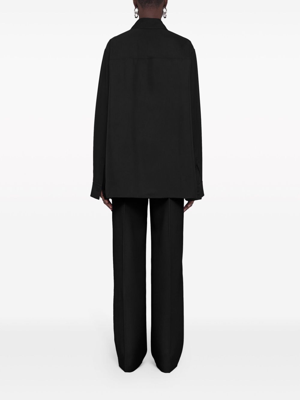 Jil Sander o1w1db10825 Trousers in Black Size 25" / US 0 / IT 36 - 4 Thumbnail