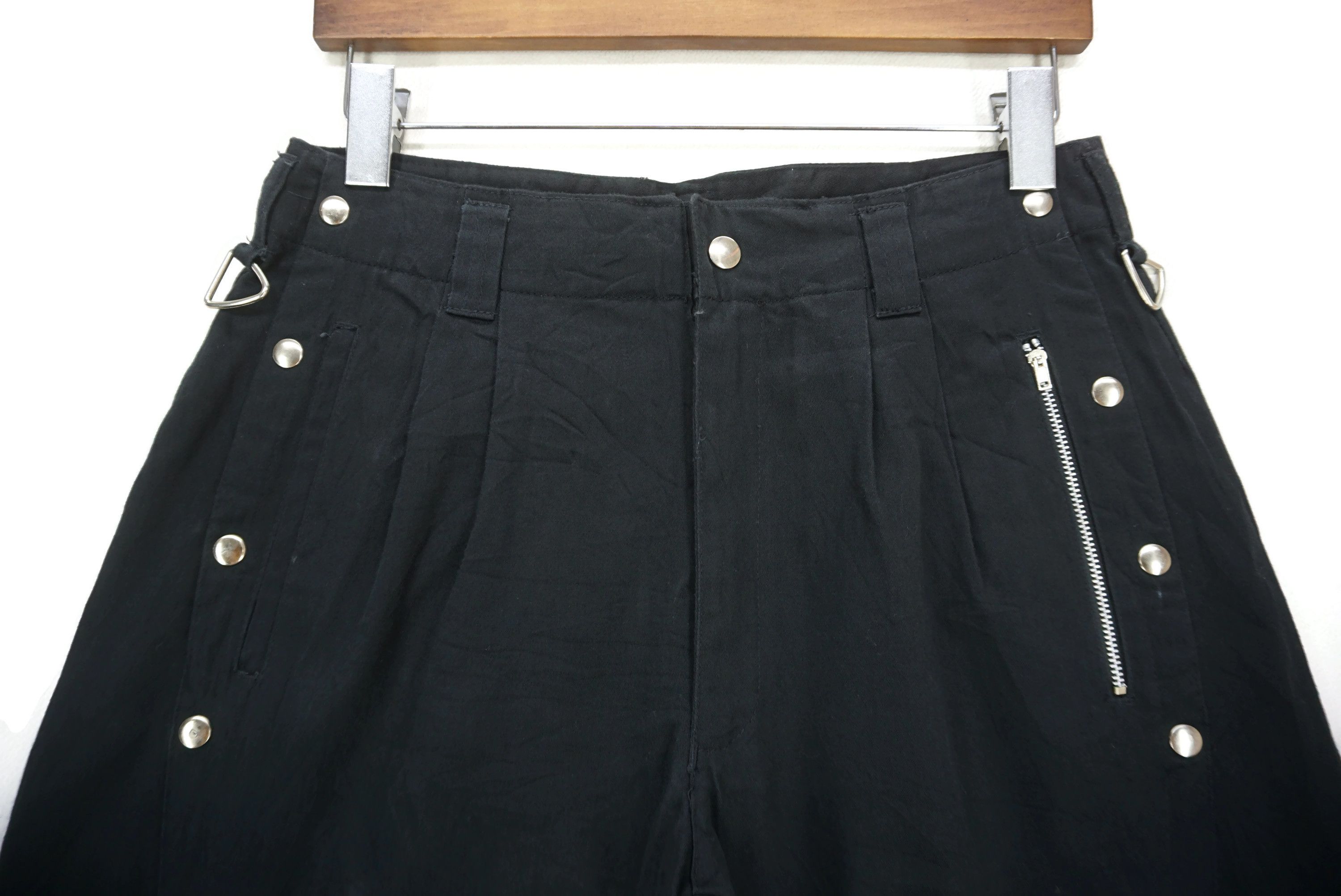 Japanese Brand Neo Blood Tokyo Pants W29xL32 Studded Bondage Diagonal Leg Size US 29 - 3 Thumbnail