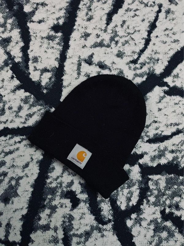 Carhartt Carhartt logo onesize winter hat black Size ONE SIZE - 2 Thumbnail