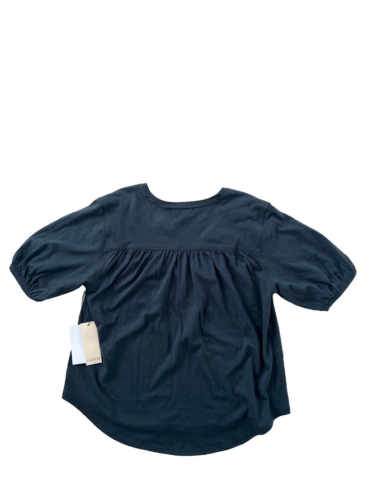 Nation LTD Nation LTD Eddie Shirred Shoulder Top Midnight Navy ( S ) Size S / US 4 / IT 40 - 6 Thumbnail