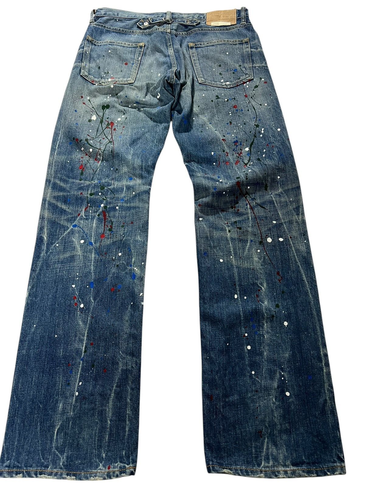 If Six Was Nine × Seditionaries × Sophnet. 💥Rare💥Vintage Sophnet. Painter Ripped Backle Back Jeans Size US 32 / EU 48 - 2 Thumbnail