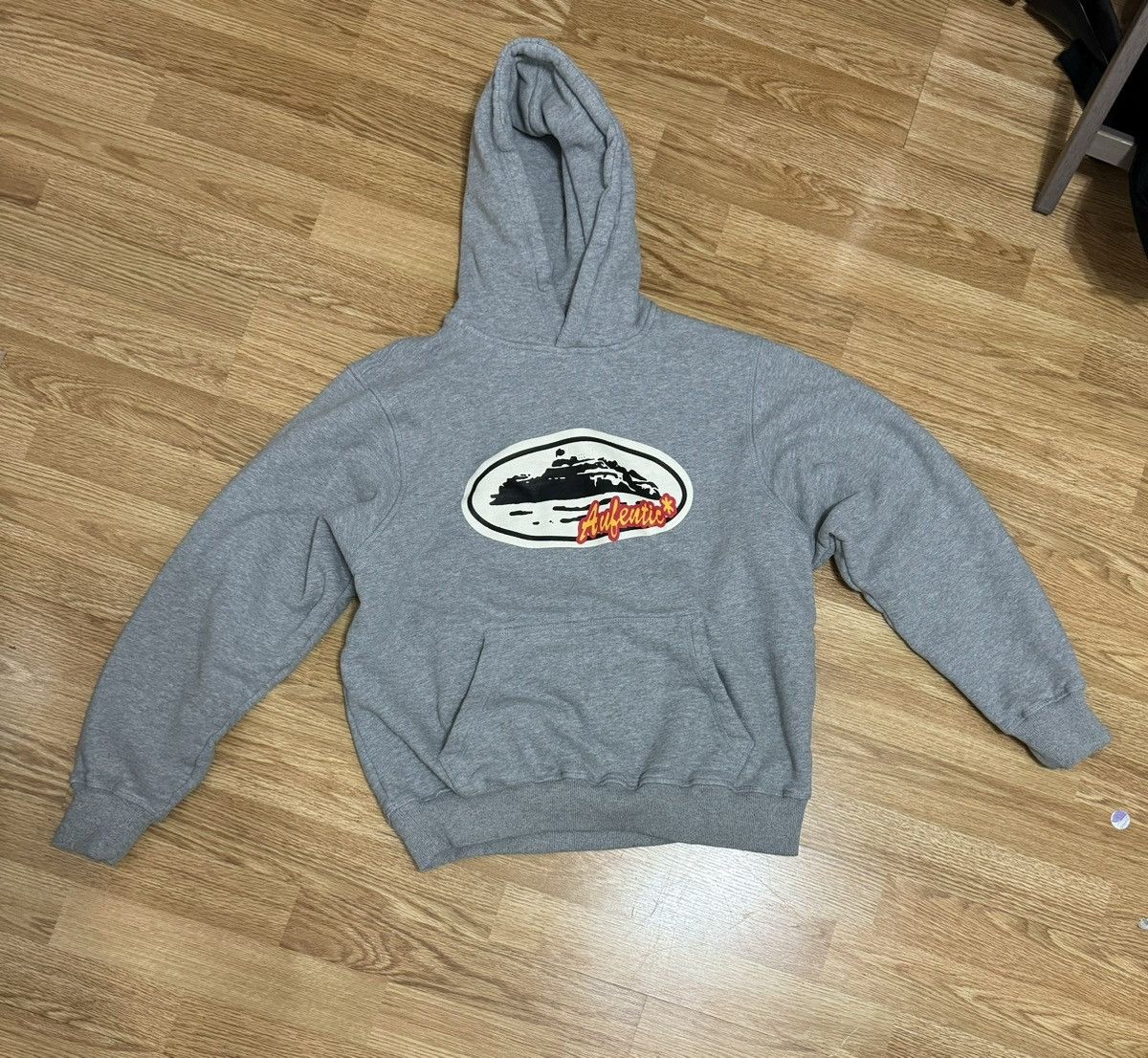 image of Corteiz Hoodie in Grey, Men's (Size Small)