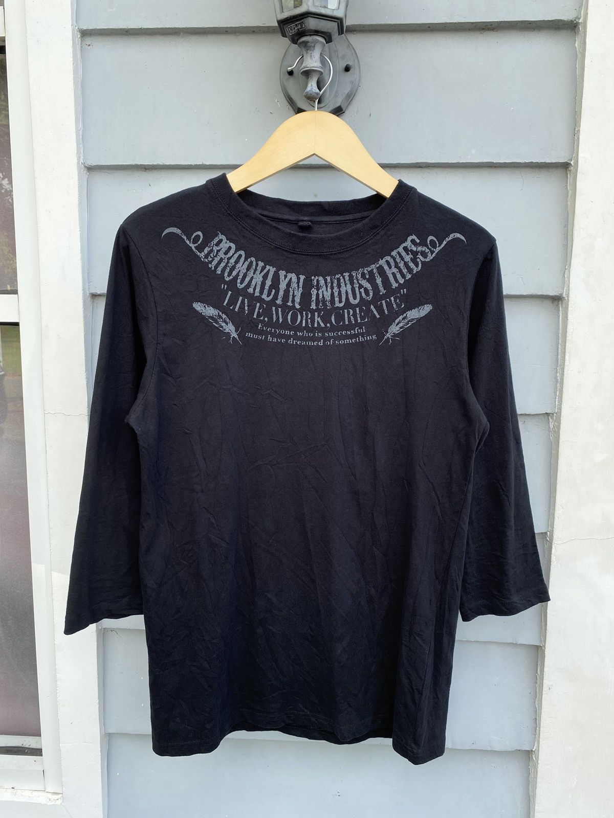 If Six Was Nine Brooklyn Industries Life Work Create Words Lognsleeve Size US XL / EU 56 / 4 - 1 Thumbnail