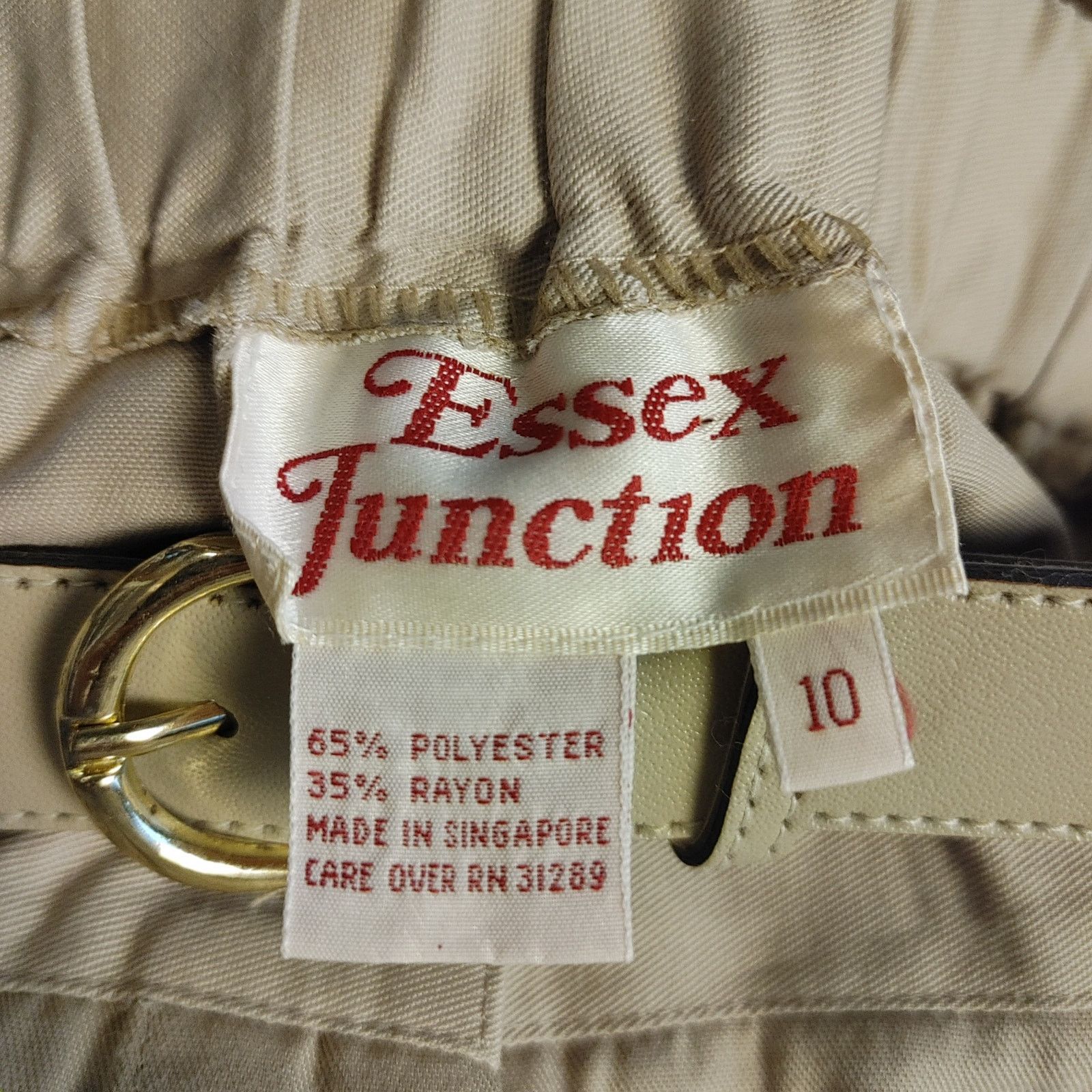 Other VTG Essex Junction Ladies 10 Beige Peasant Midi Skirt Size 32" / US 10 / IT 46 - 3 Thumbnail