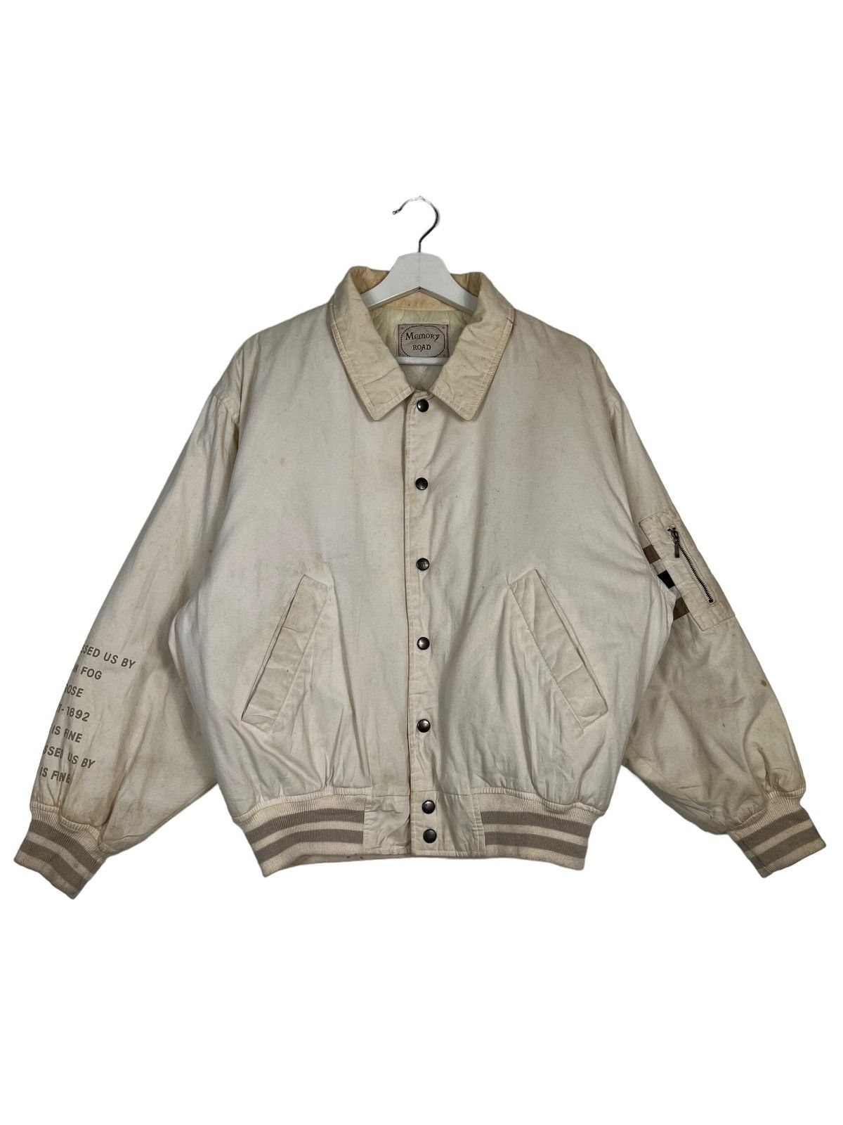 Japanese Brand 🔥 VINTAGE MEMORY ROAD BOMBER JACKET Size US L / EU 52-54 / 3 - 2 Thumbnail