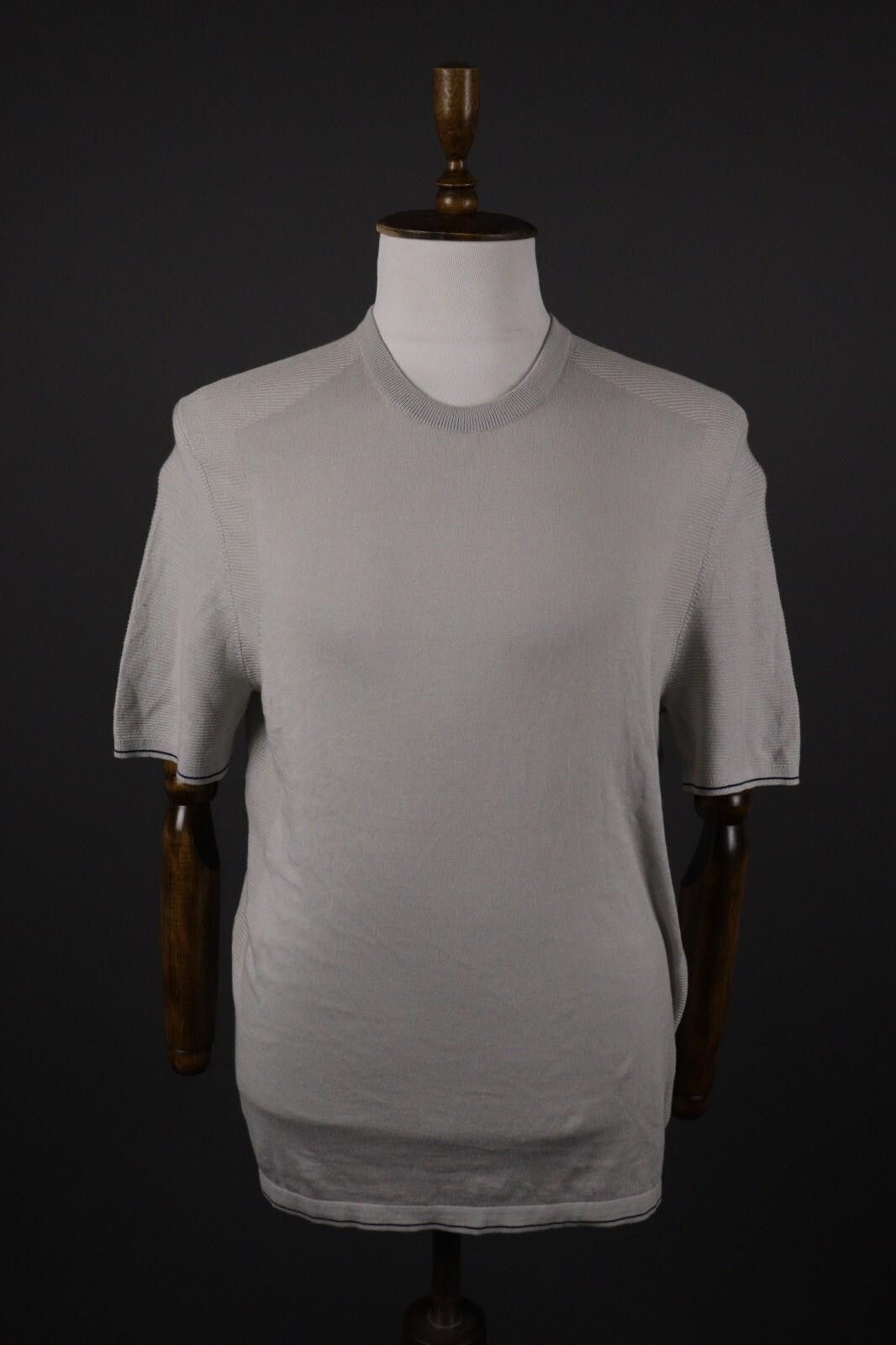 Ted Baker Ted Baker Gray Cotton Short Sleeve T-Shirt Size 4 Size US M / EU 48-50 / 2 - 1 Thumbnail