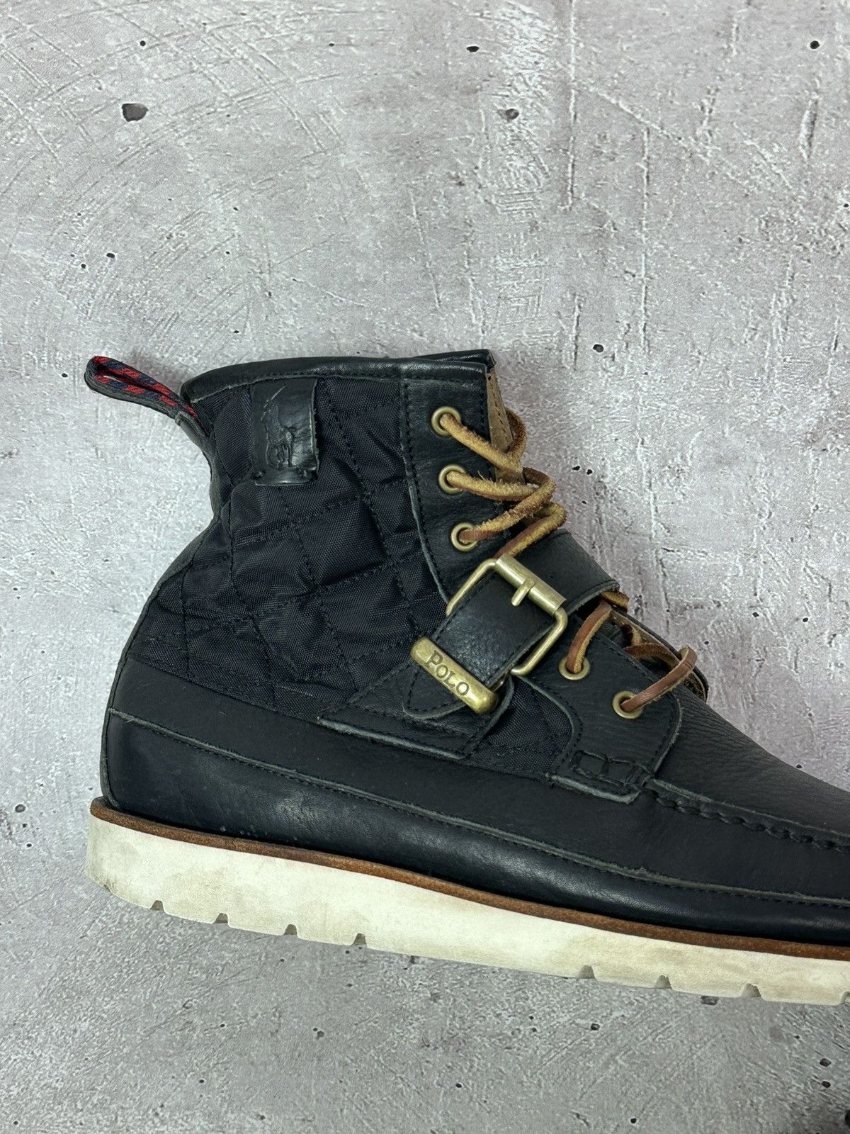 Ralph Lauren Vintage Polo Ralph Laurent Saddle Worth Buckle Leather Boots Size US 9 / EU 42 - 7 Thumbnail