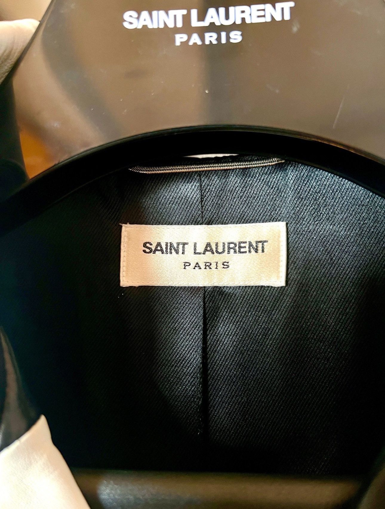 Saint Laurent Paris *RARE* Saint Laurent Paris SS14 Checkered L01 Sz.48 Size US M / EU 48-50 / 2 - 4 Thumbnail