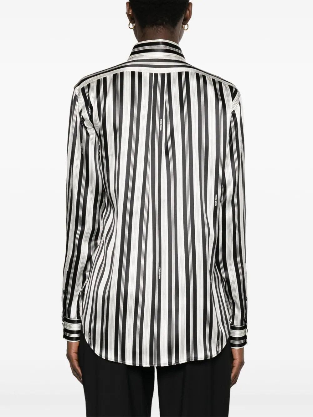 Fendi o1loc1c0824 Shirt in Black/White Size M / US 6-8 / IT 42-44 - 2 Thumbnail