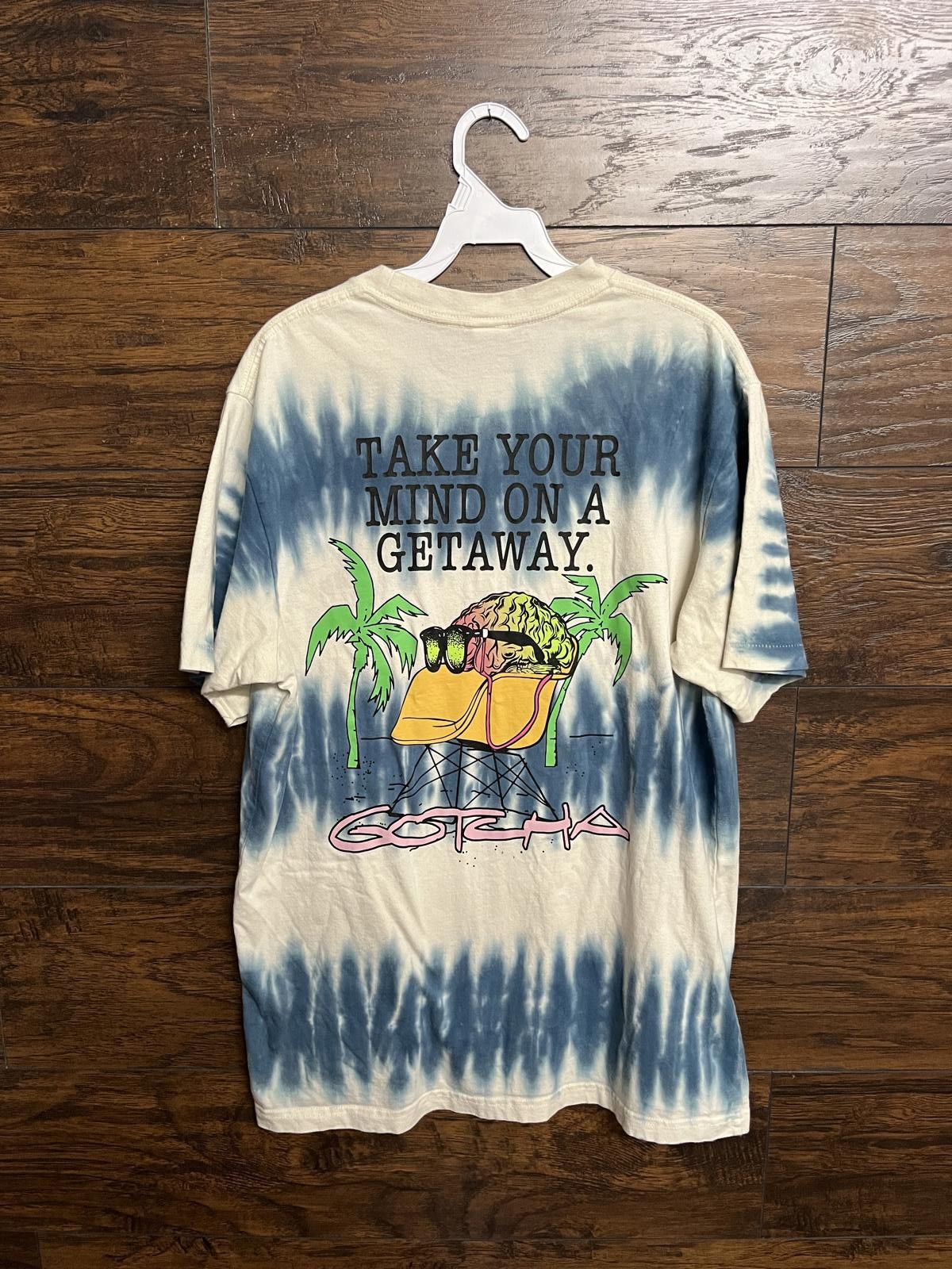 Gotcha Y2K Gotcha Surf T-shirt Take Your Mind on a Getaway Tee - M Size US M / EU 48-50 / 2 - 1 Thumbnail