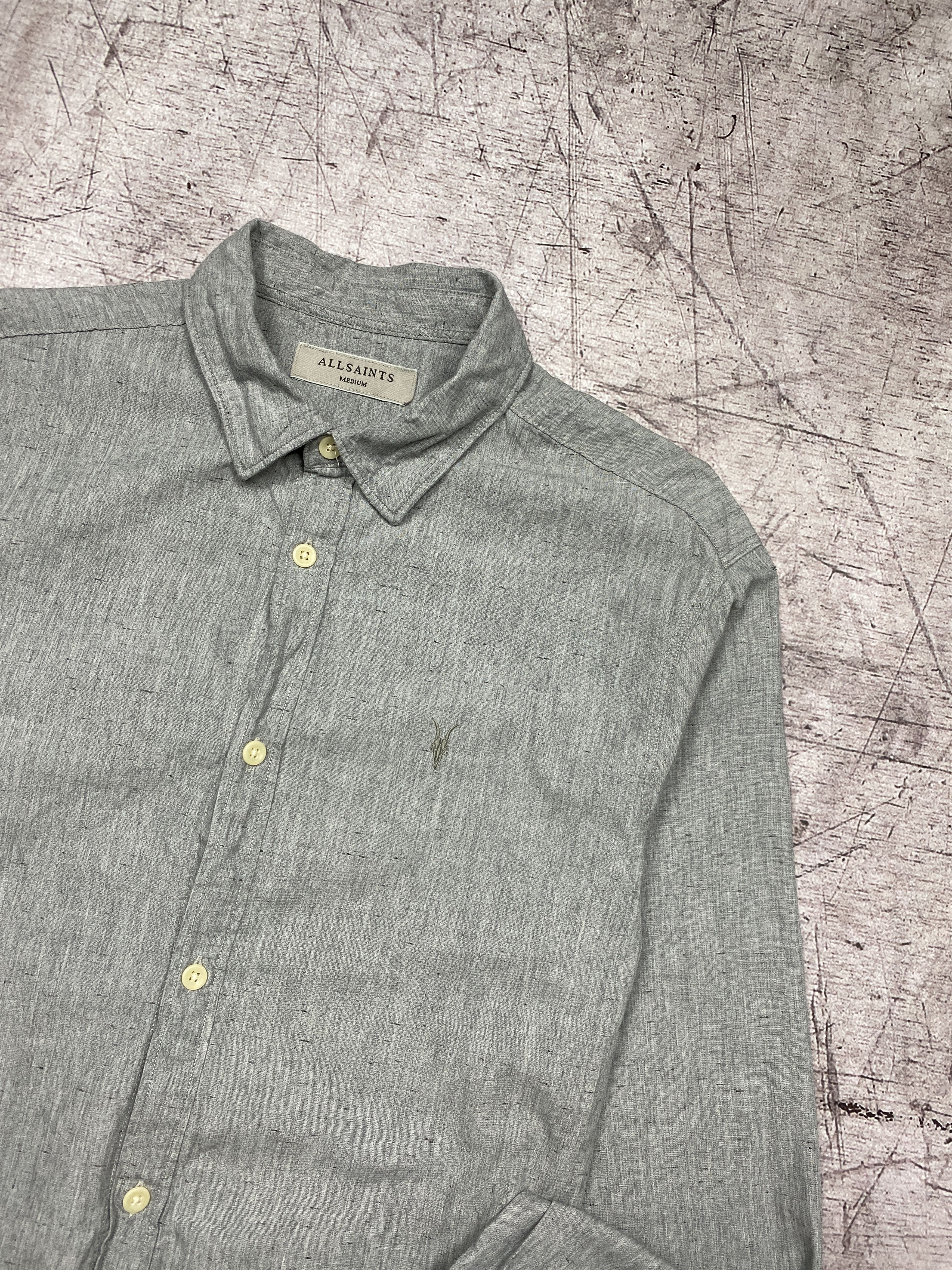 Allsaints × Vintage Allsaints Vintage Mens Waycross Long Sleeve Shirt Size US M / EU 48-50 / 2 - 2 Thumbnail