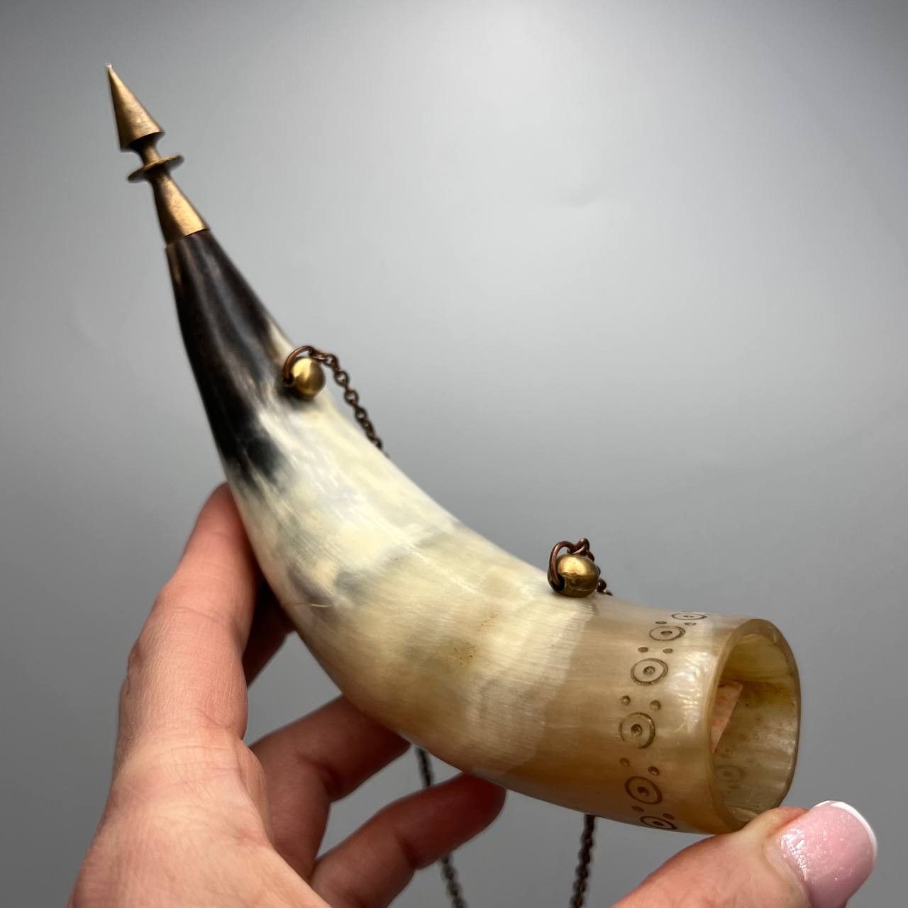 Vintage Vintage Soviet Caucasus Horn Wine Cup Taxidermy Souvenir Size ONE SIZE - 1 Thumbnail