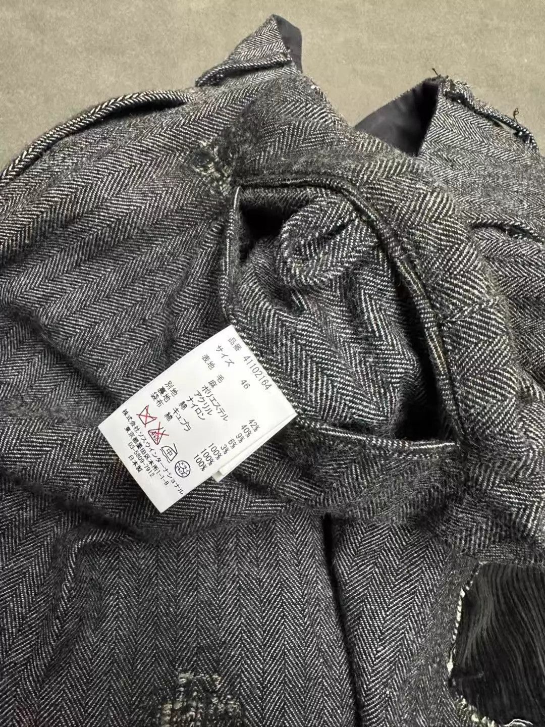 Maison MIHARA YASUHIRO MIHARA YASUHIRO Distressed Suit 95 New size 48 Size 48S - 9 Thumbnail