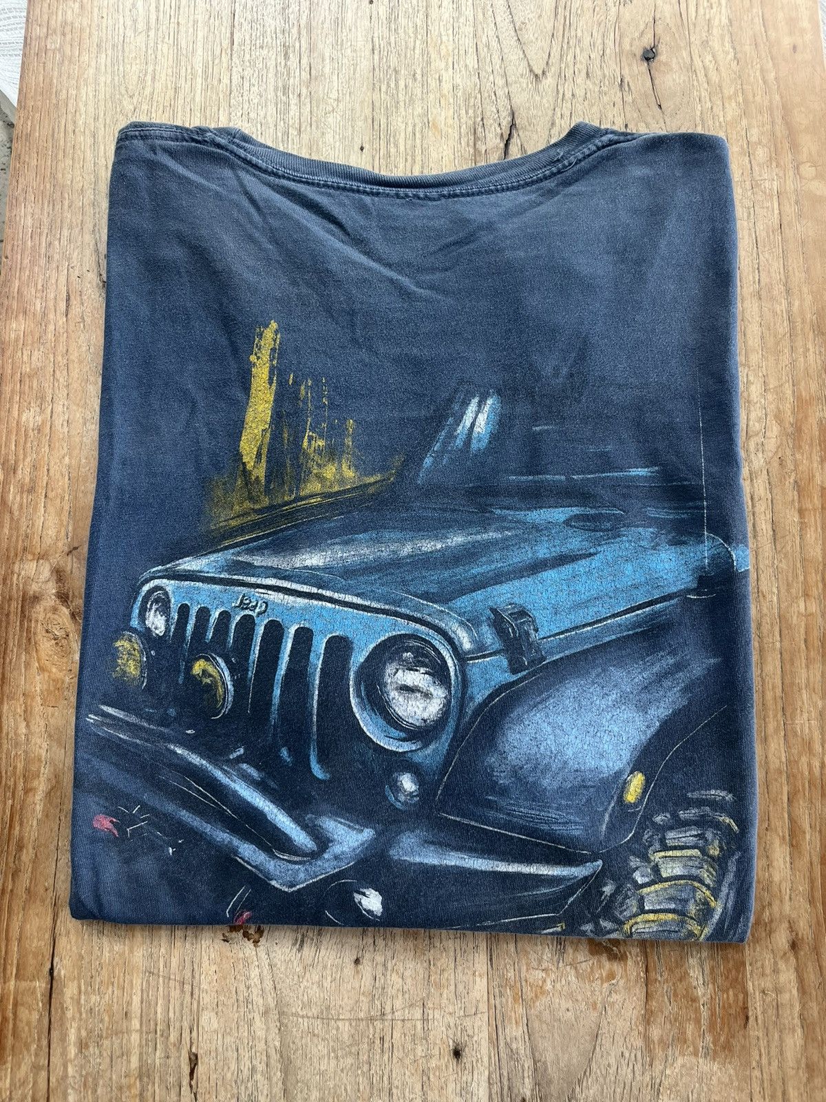 Jeep × Vintage Vintage Jeep Company Promo Off-road Car Tshirt Size US XL / EU 56 / 4 - 1 Thumbnail