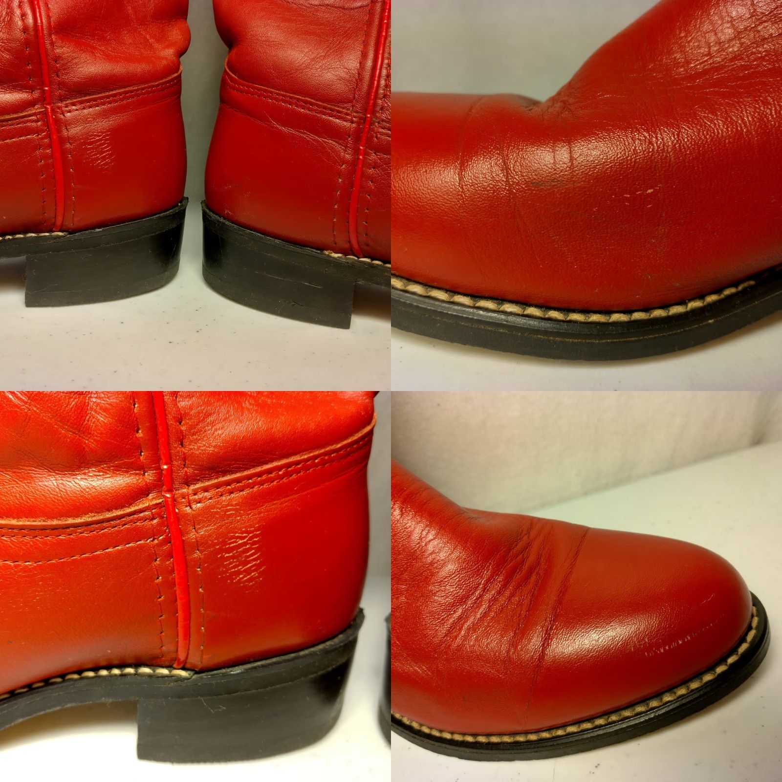 Ariat VINTAGE Ariat Boots Women Size 5.5 Red Leather Western Ranchwear Cowgirl USA Made Boots Women Red Leather Western Ranchwear Cowgirl USA Made Size US 6 / IT 36 - 10 Thumbnail
