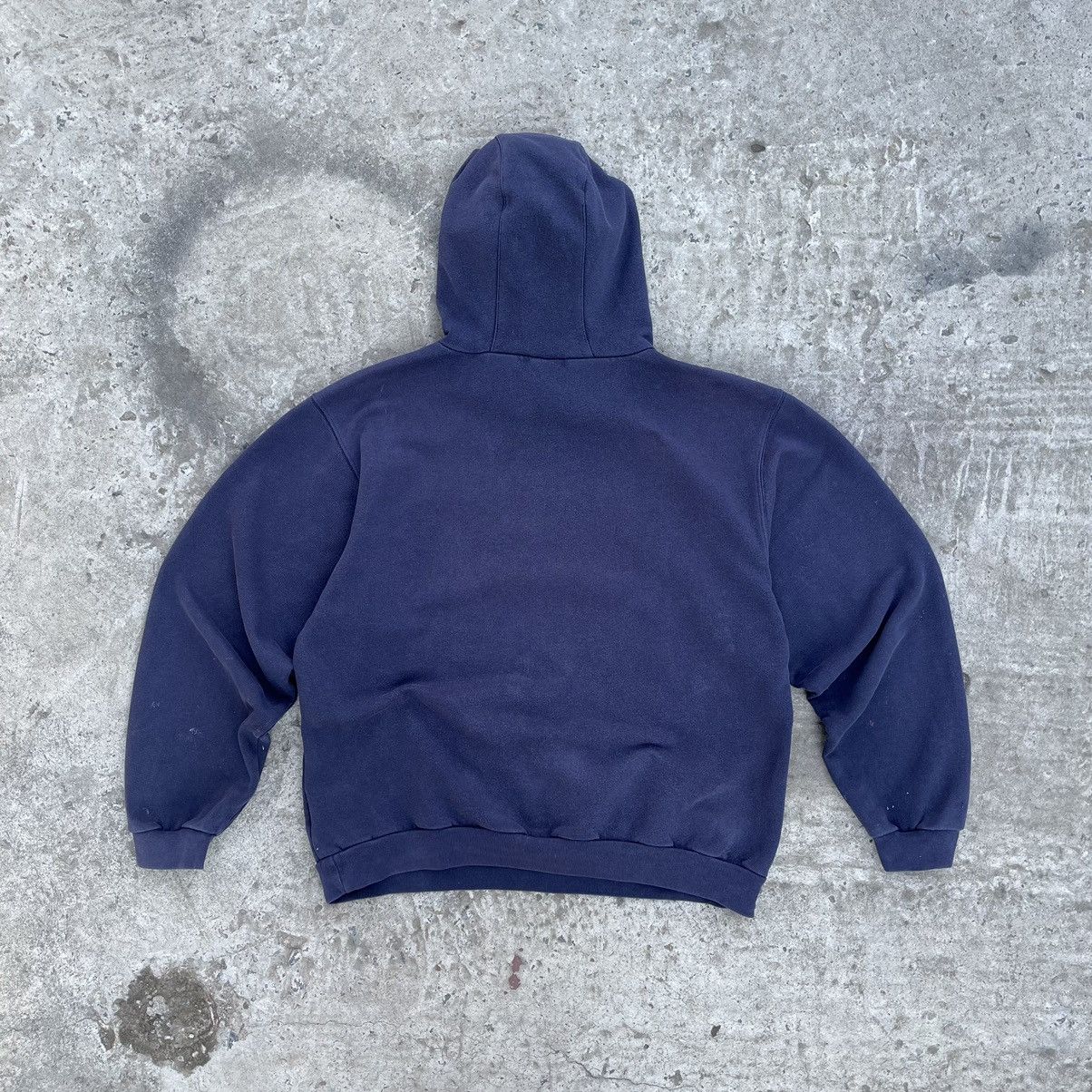 Nike × Vintage Vintage Hoodie Nike Athletic Centre Logo 90s USA Trashed Y2K Size US M / EU 48-50 / 2 - 2 Thumbnail