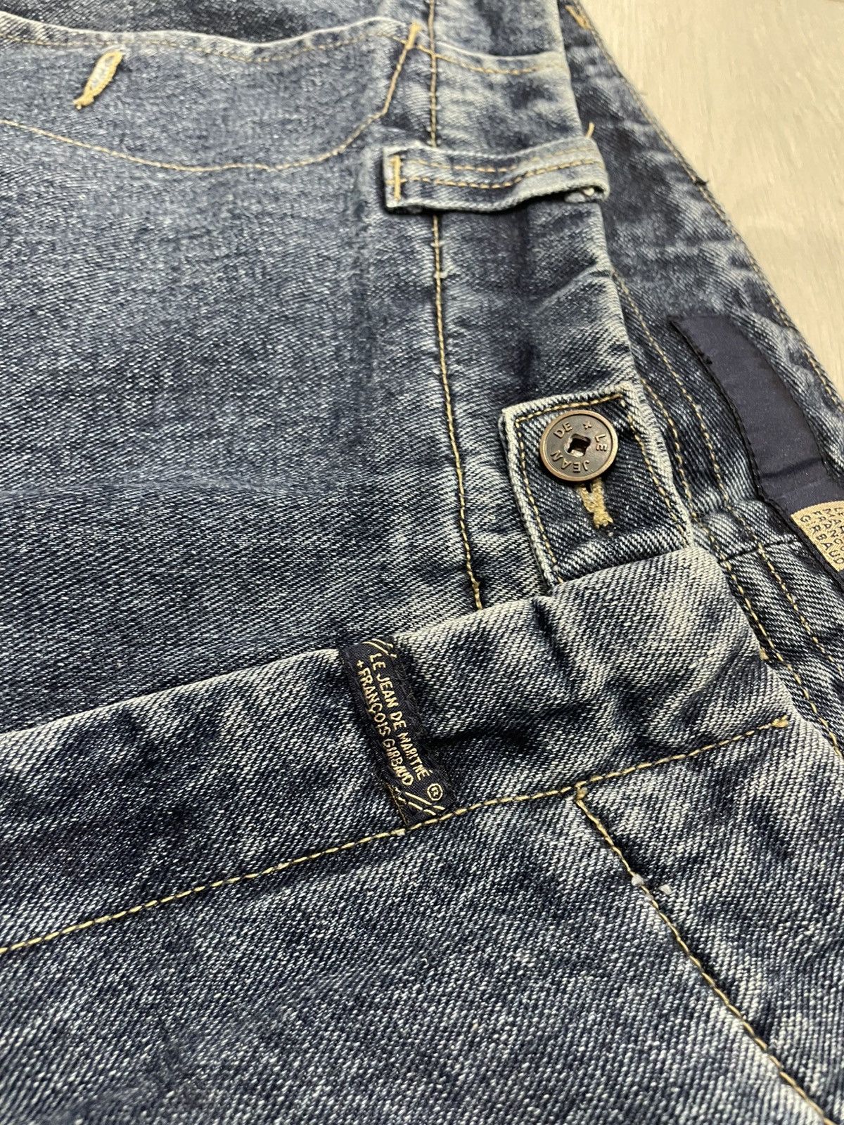 CLOSED × Marithe + Francois Girbaud 90s CARGO DENIM PANTS Y2K Marithe Francois Girbaud Jeans OLD Size US 40 / EU 56 - 9 Thumbnail