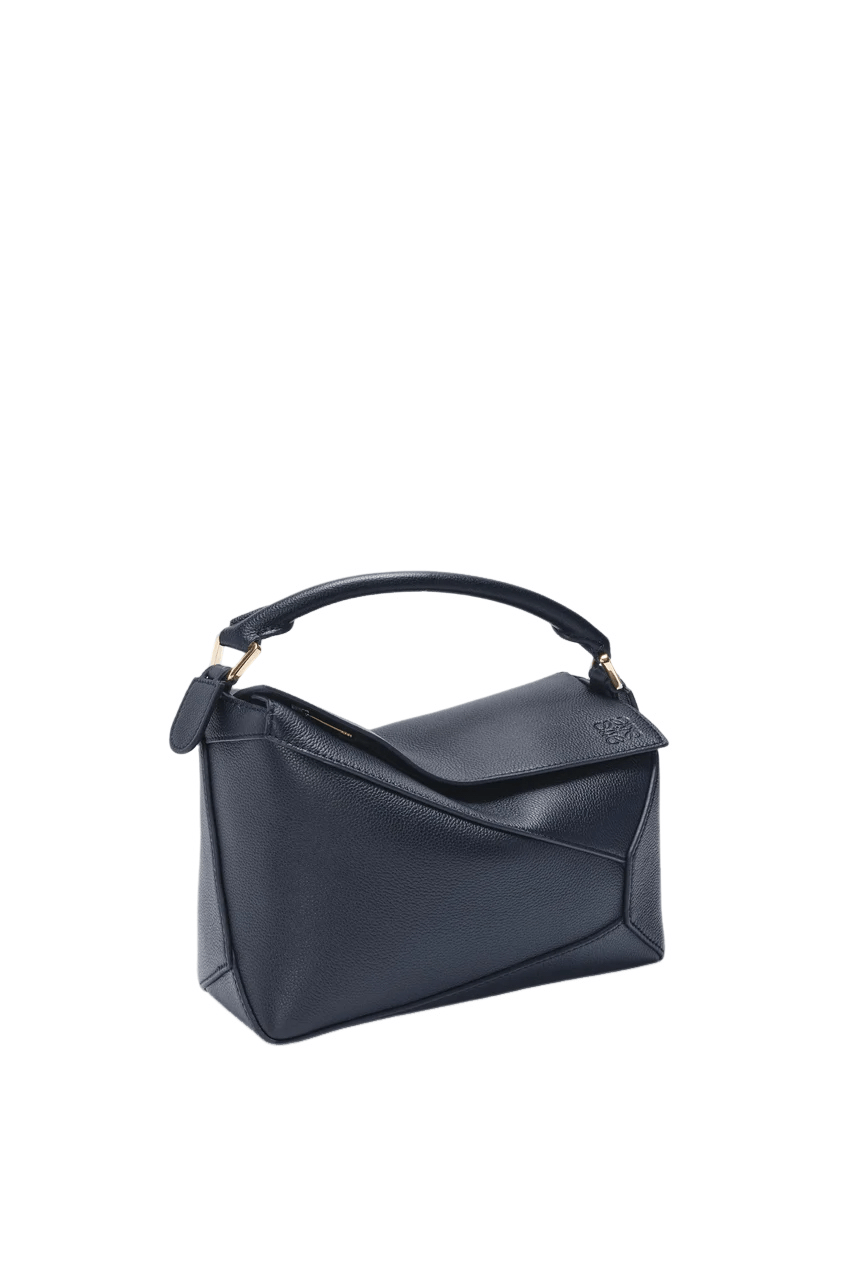 Loewe LOEWE Puzzle Small Edge Navy Leather Handbag New & Authentic Size ONE SIZE - 1 Thumbnail