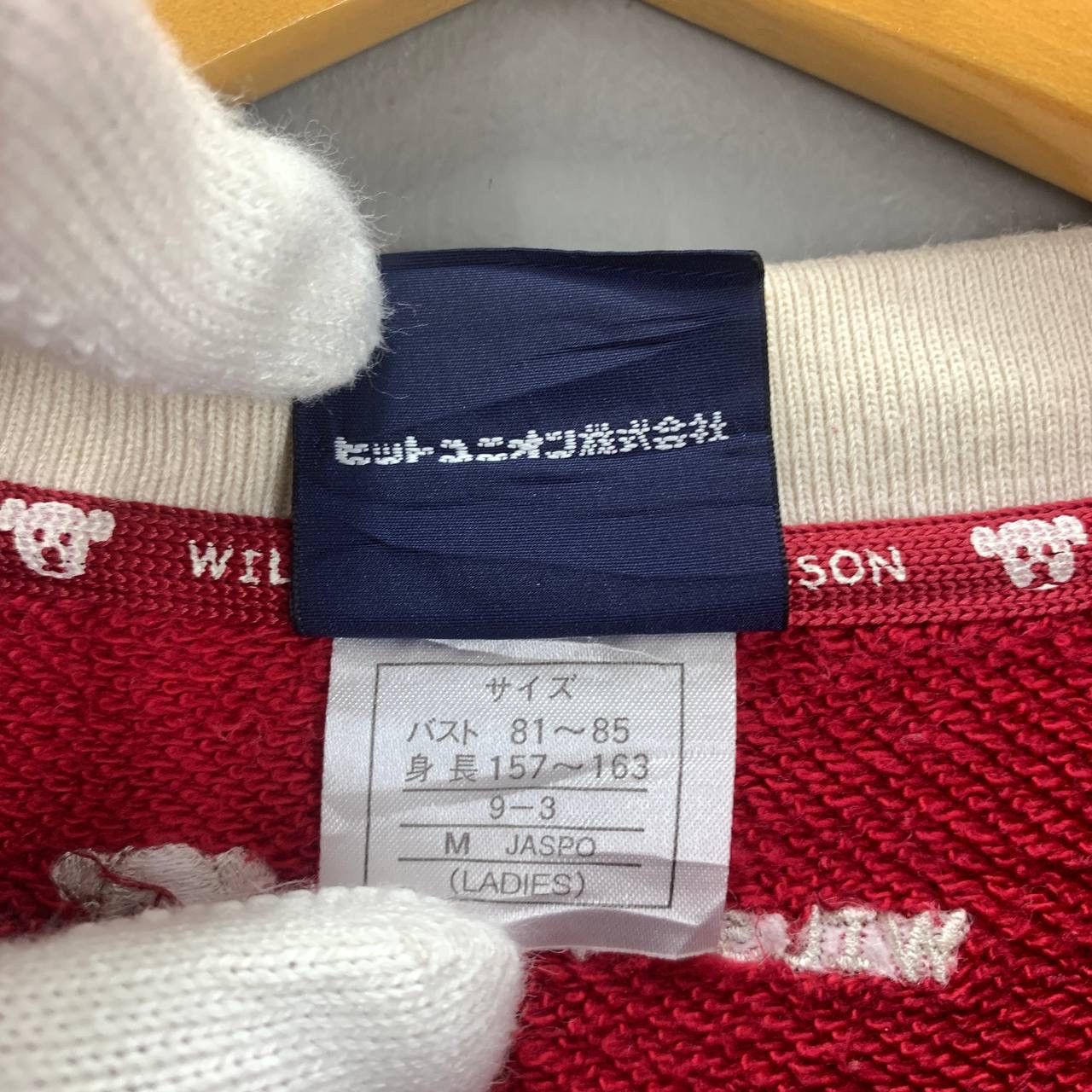 Wilson WILSON BEAR LADIES Crew Neck Sweatshirt #2486/J Size M / US 6-8 / IT 42-44 - 10 Thumbnail