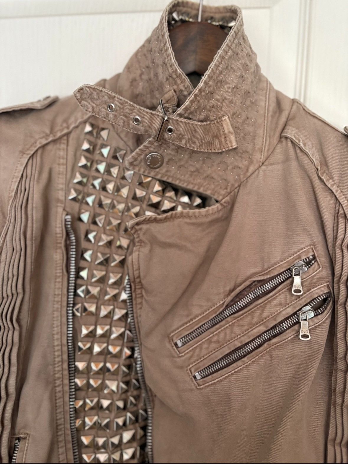 Dolce & Gabbana Dolce & Gabbana leather studded jacket Size L / US 10 / IT 46 - 4 Thumbnail