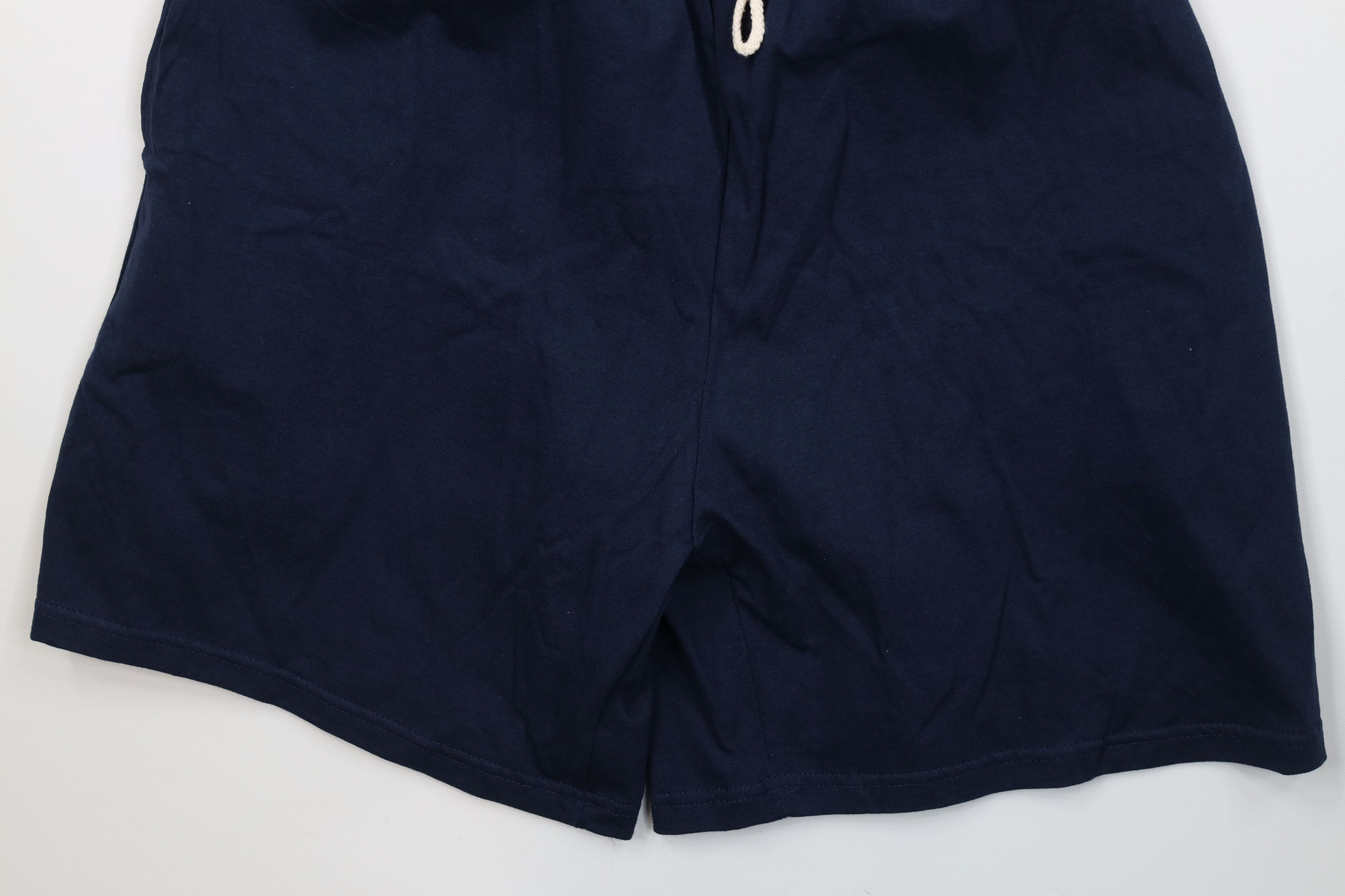 Vintage Vintage 90s Streetwear Above Knee Shorts Navy Blue Cotton Size US 32 / EU 48 - 4 Thumbnail