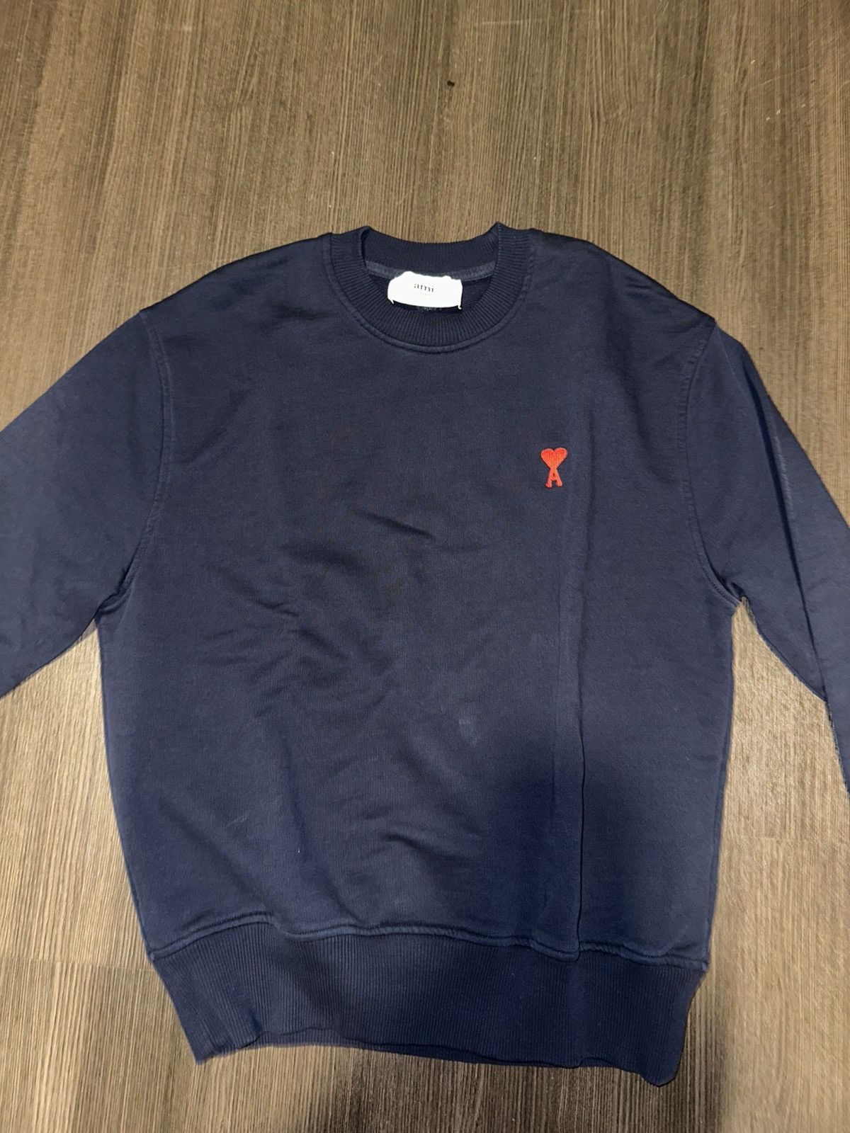 AMI AMI Alexandre Mattiussi Navy Crewneck Sweatshirt Size US XS / EU 42 / 0 - 1 Thumbnail