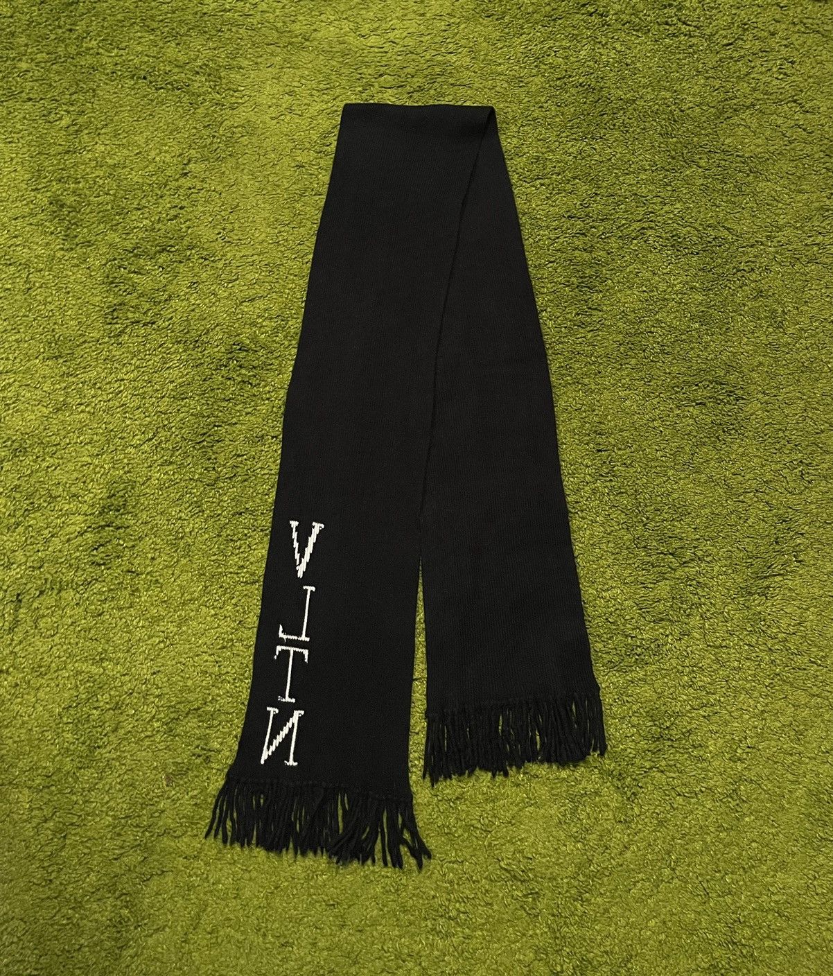 Designer × Valentino Valentino VLTN logo wool cashmere blend scarf Size ONE SIZE - 2 Thumbnail