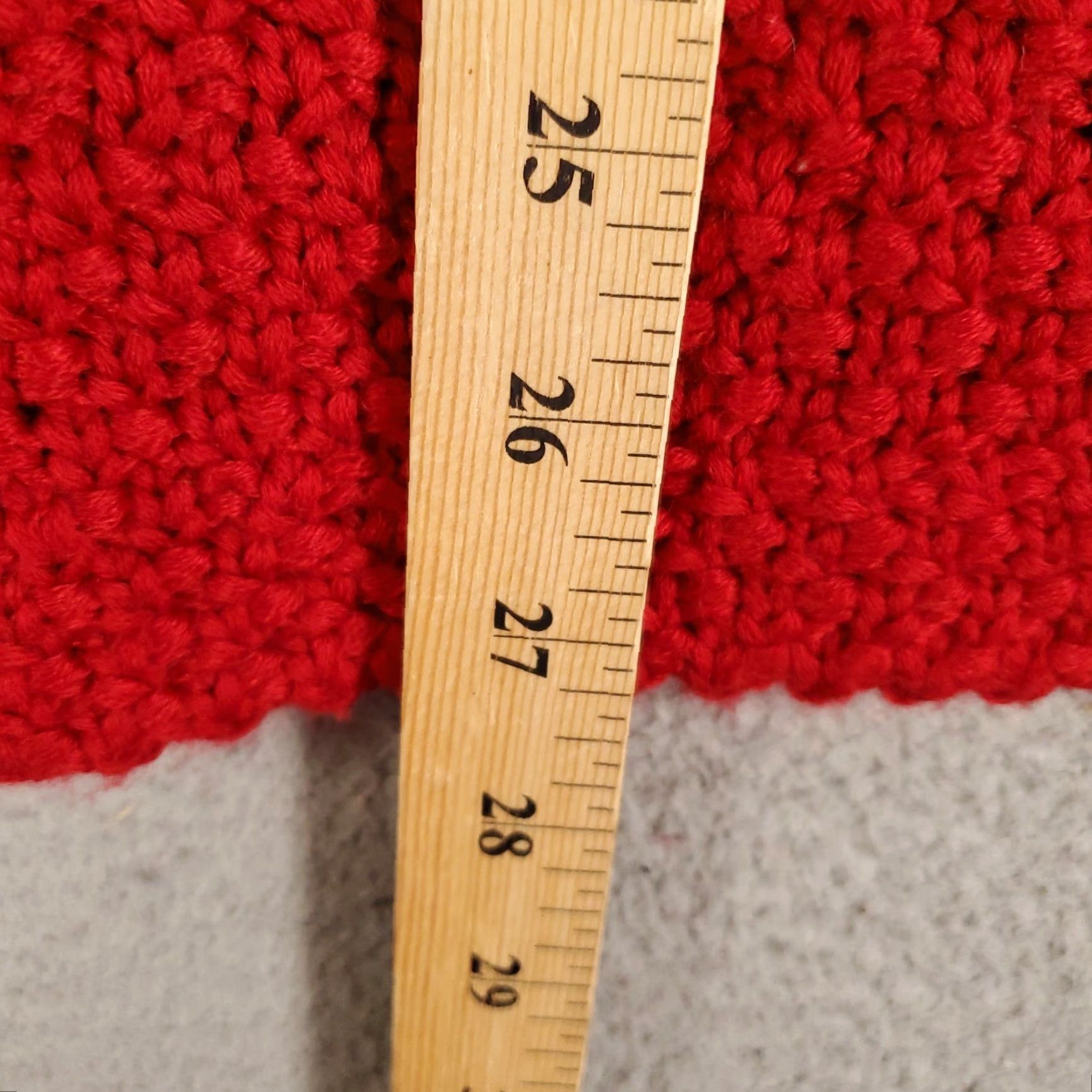 Vintage Chicos Sweater Womens Large Red Chunky Knit 3 Button Up Wool Blend 2 Size L / US 10 / IT 46 - 3 Thumbnail