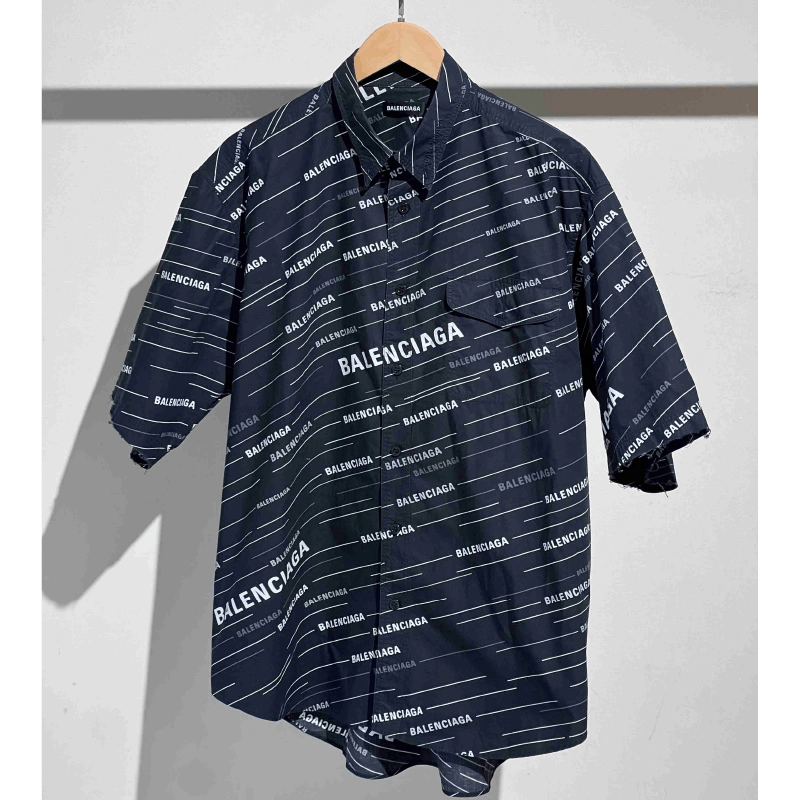 Balenciaga Balenciaga Letter Logo White Barrage Short Sleeve Size US XS / EU 42 / 0 - 1 Thumbnail